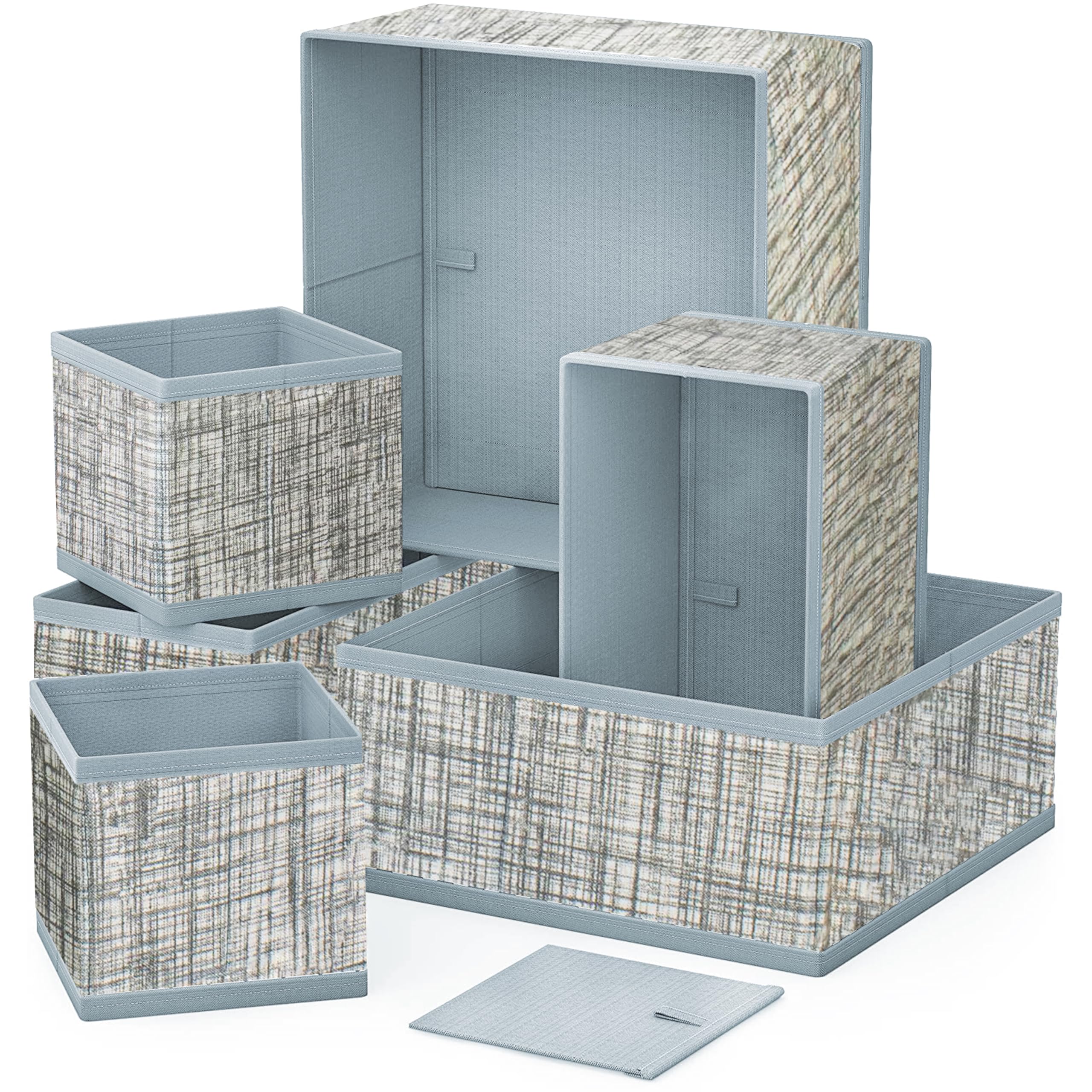 Homfil Organiser Storage Box For Clothes, Foldable Drawer Organizer For Clothes, Wardrobe Organizer For Clothes, Undergarment Or