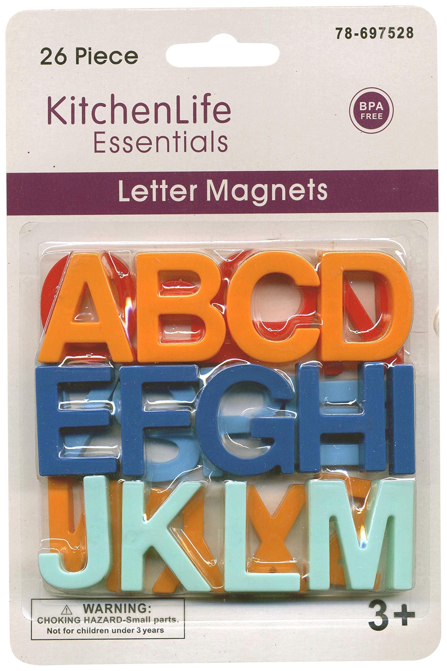 Momentum Brands Letter Magnets, 26 Alphabet Refrigerator Magnets (Bpa Free)
