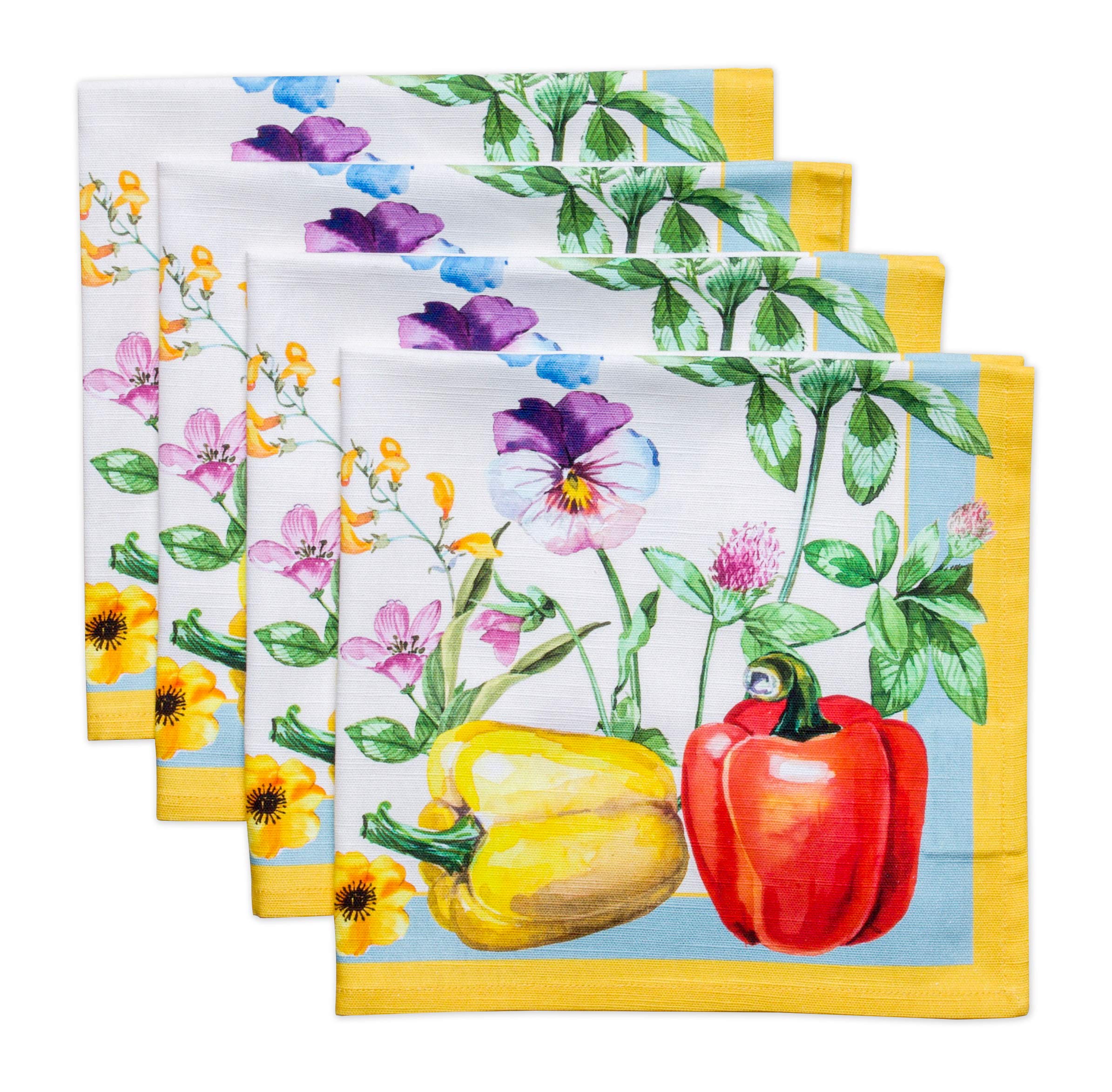 Maison D Hermine Napkin 100% Cotton 20 Inch X 20 Inch Set Of 4 Dinner Napkins, Decorative Washable Cloth Napkin For Gifts, Dinin