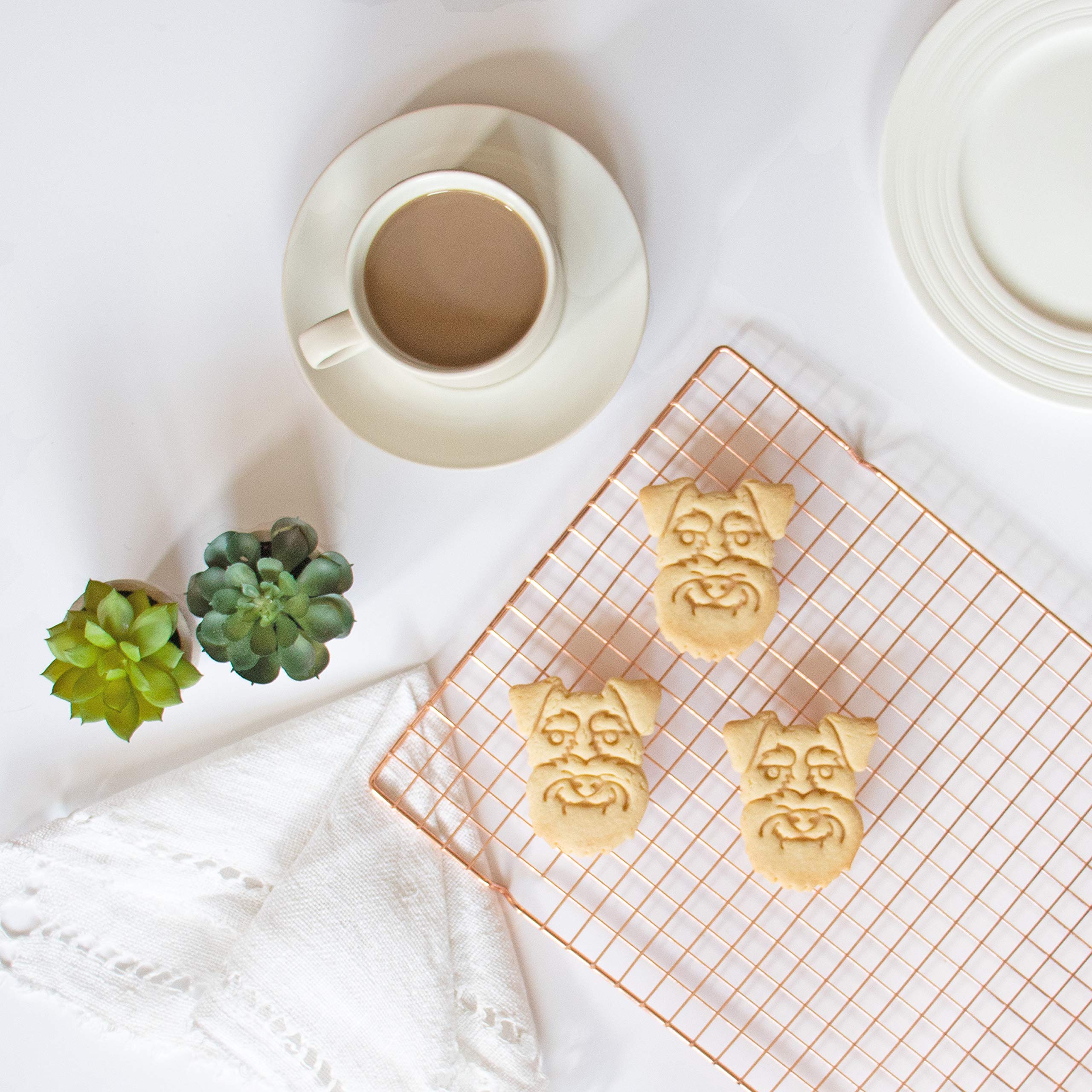 Mini Schnauzer Face Cookie Cutter, 1 Piece - Bakerlogy