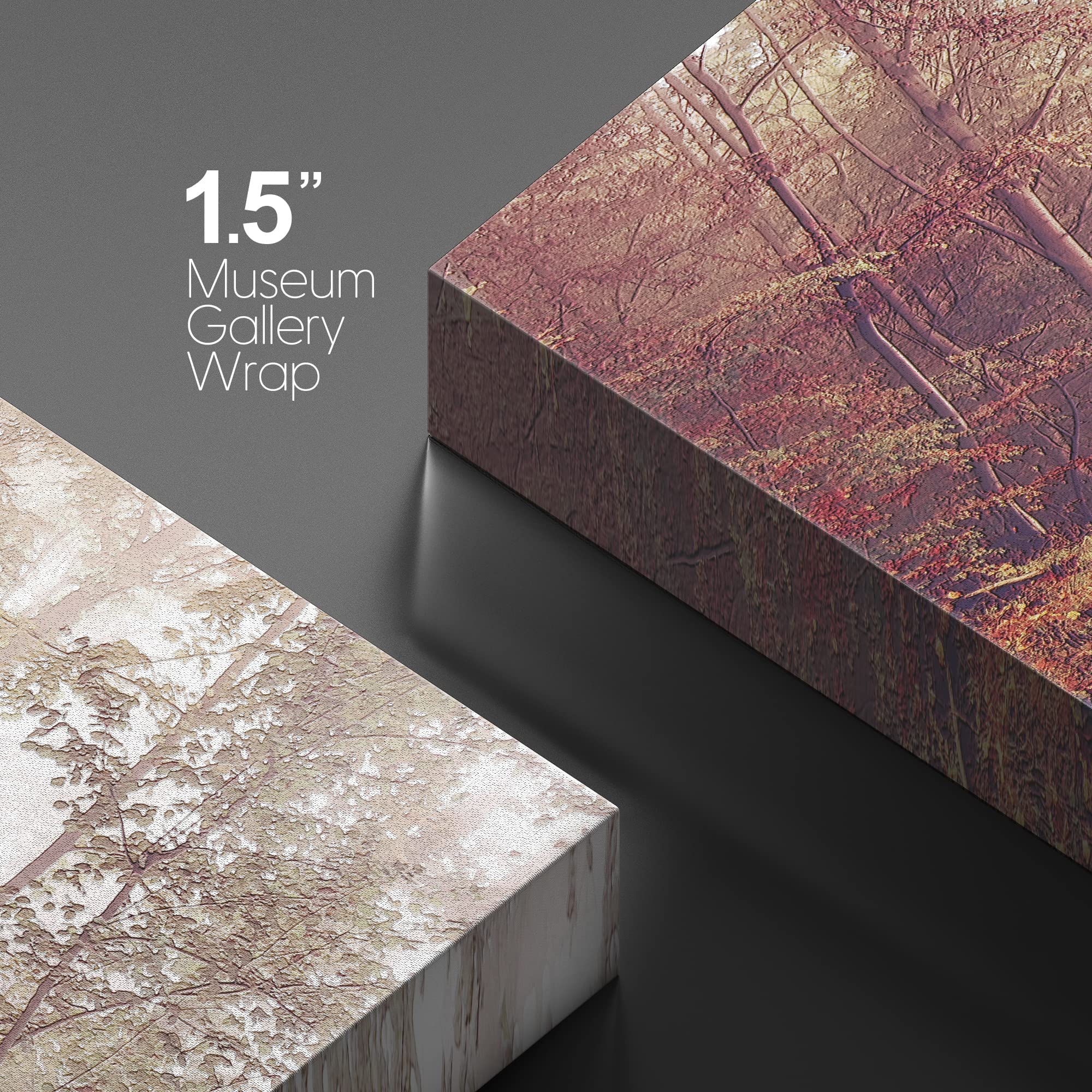 Wall26 Canvas Print Wall Art Path In The Red Pine Tree Forest Nature Wilderness Photography Modern Art Rustic Scenic Colorful Fo