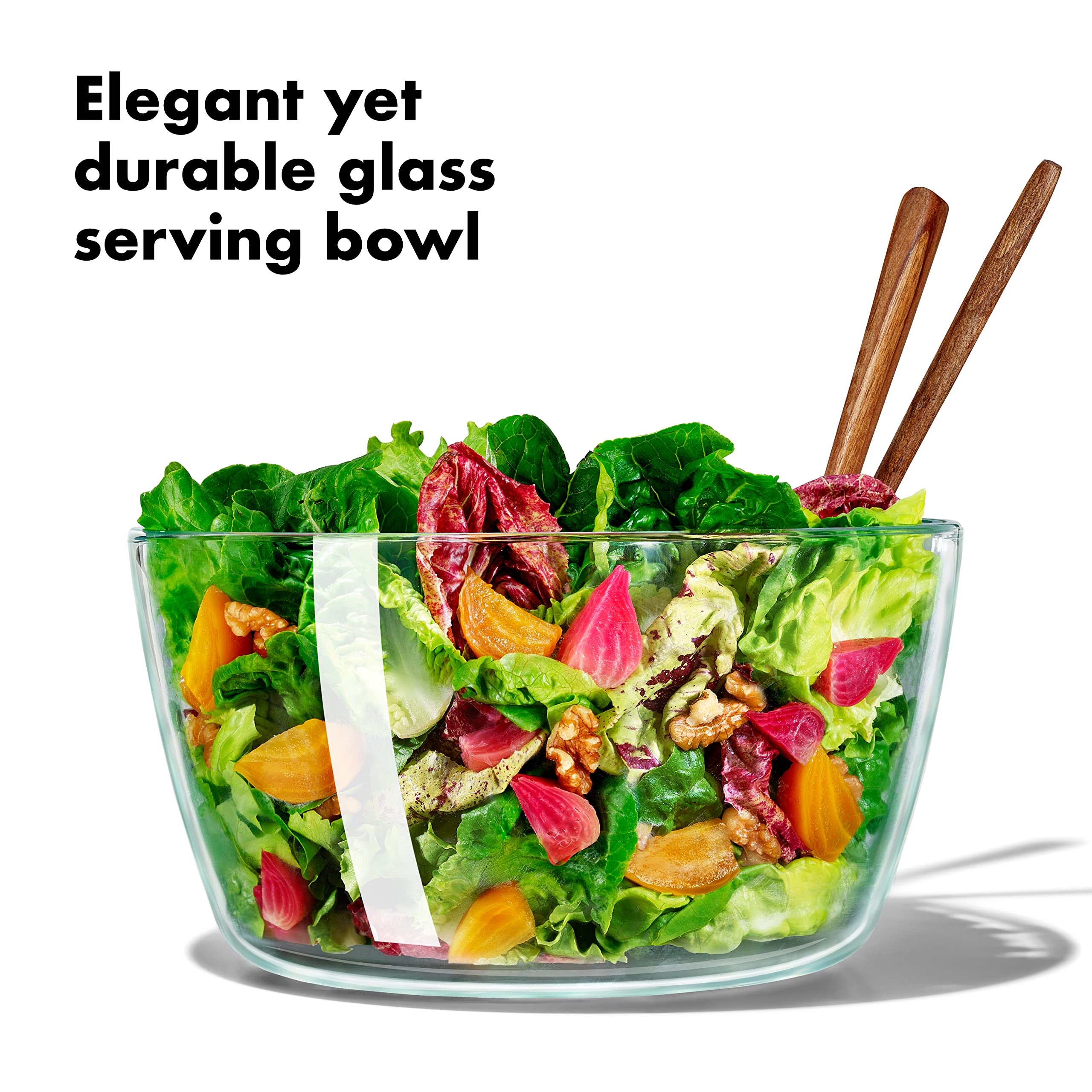 Oxo Good Grips Glass Salad Spinner, Large/6.22 Quart, Clear