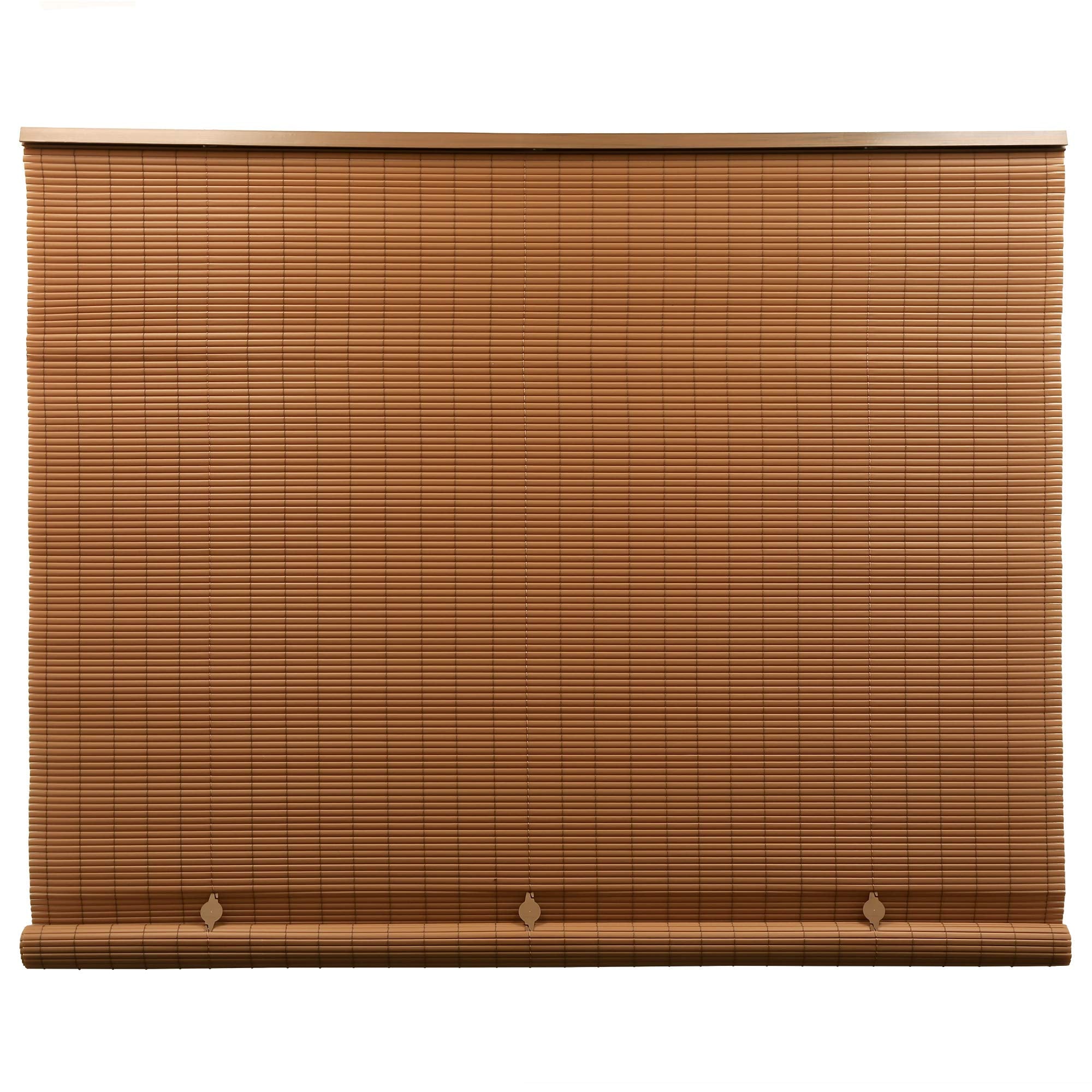 Radiance Patio Blinds - Cordless Outdoor Shades for Patio - Outside Roll Up PVC Porch Blinds & Patio Shades - Outdoor Roll Down 