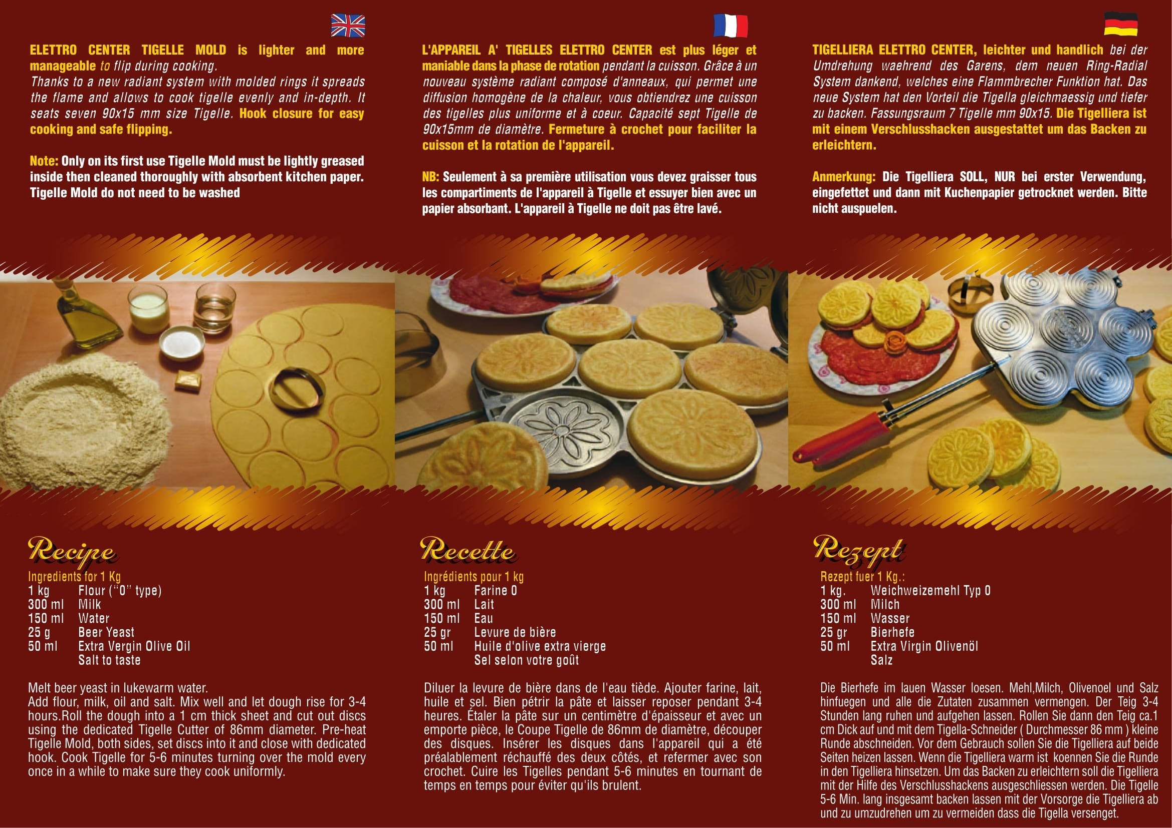 Elettro Center Art.381 Tigelliera, Aluminium, Silver