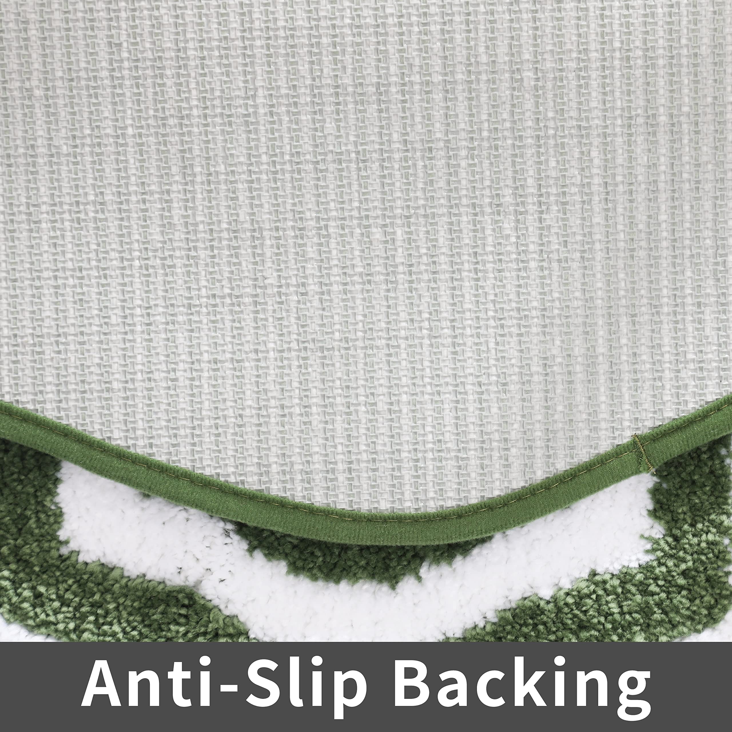 Cosy Homeer Extra Thick Bath Rugs - Anti-Slip Bath Linen Sets Mats Soft Plush 100% Strong Polyester Living Room Bathroom Water A