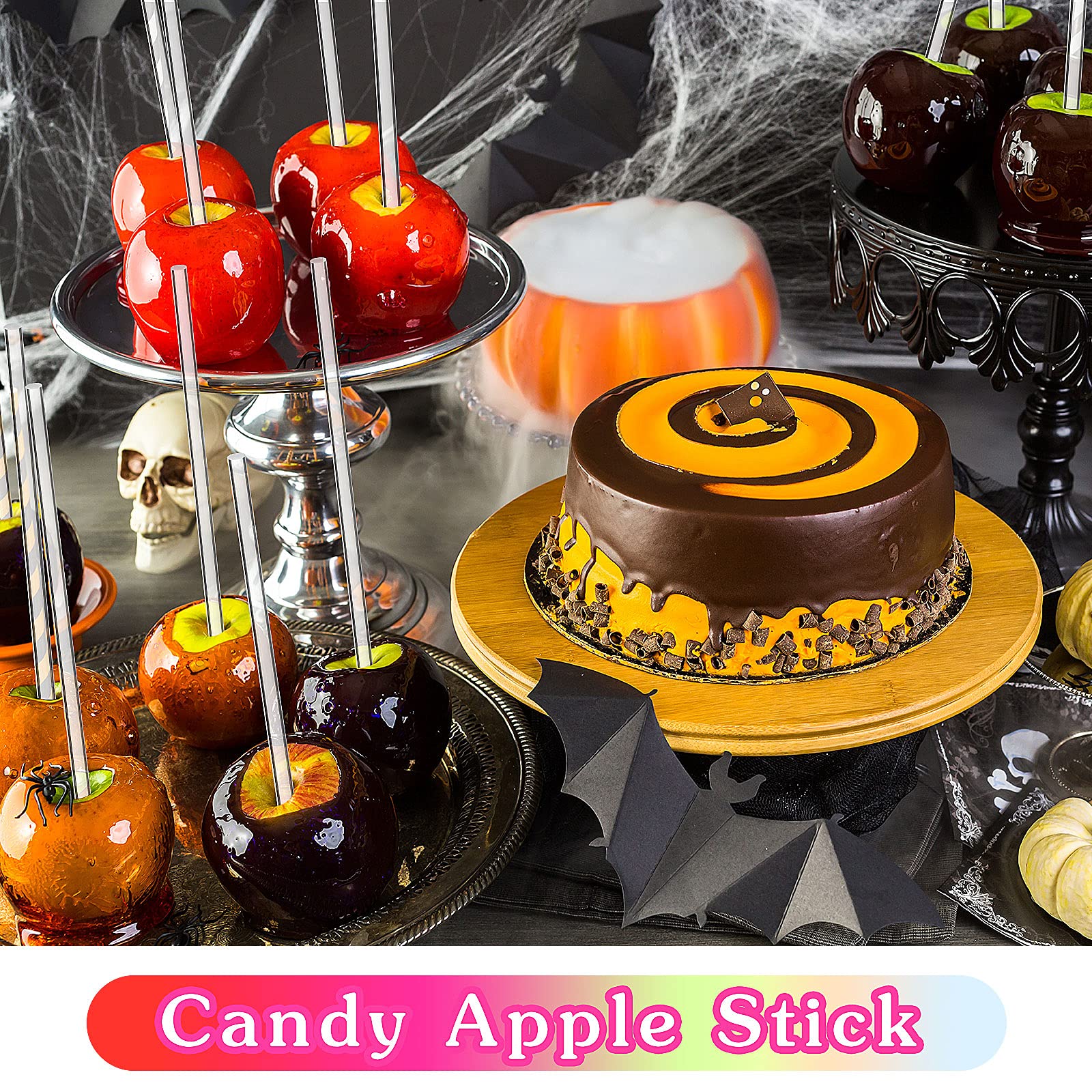 200 Pieces Acrylic Lollipop Sticks Cake Pops Sticks Candy Sticks Treat Sticks For Wedding Halloween Christmas Candy Cake Pops Cu