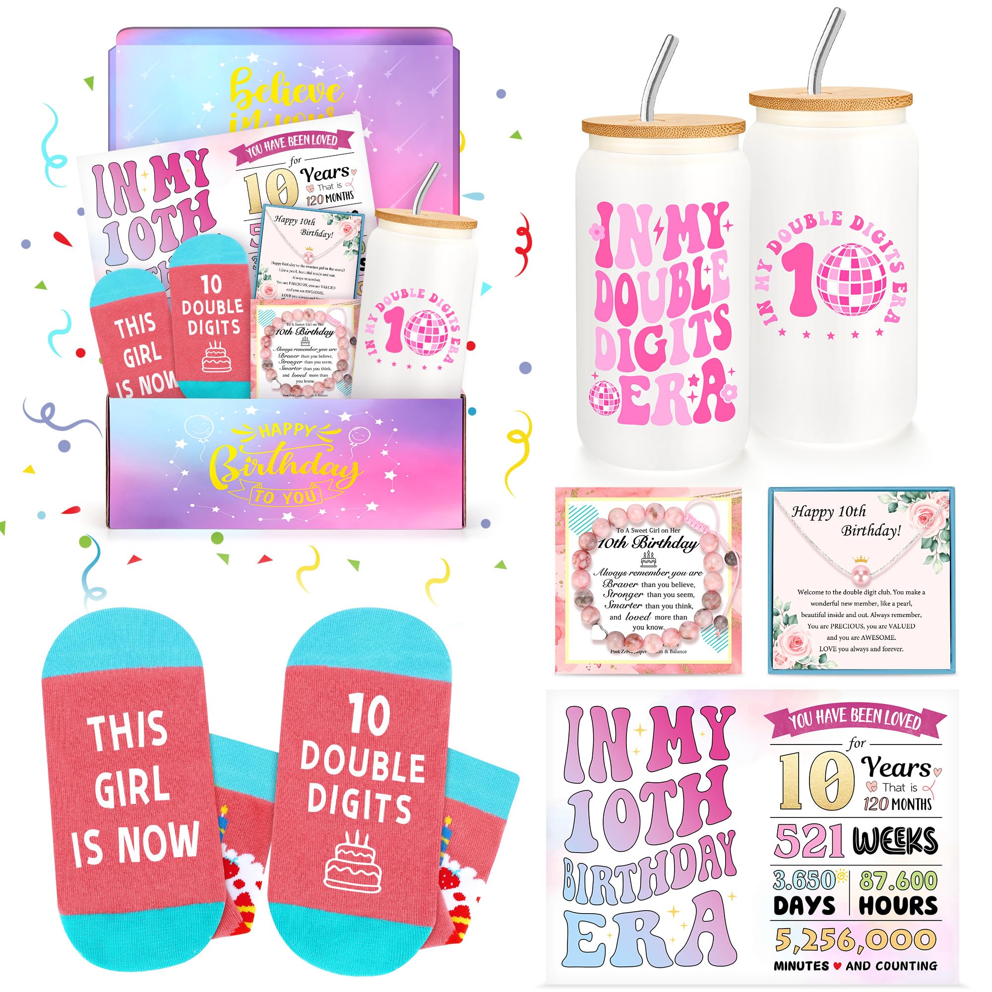 10 Year Old Girl Birthday Gifts for 10 Years Old Girl Gift 10th Birthday Gifts for Girls Trendy Stuff for Double Digits Tween Gi