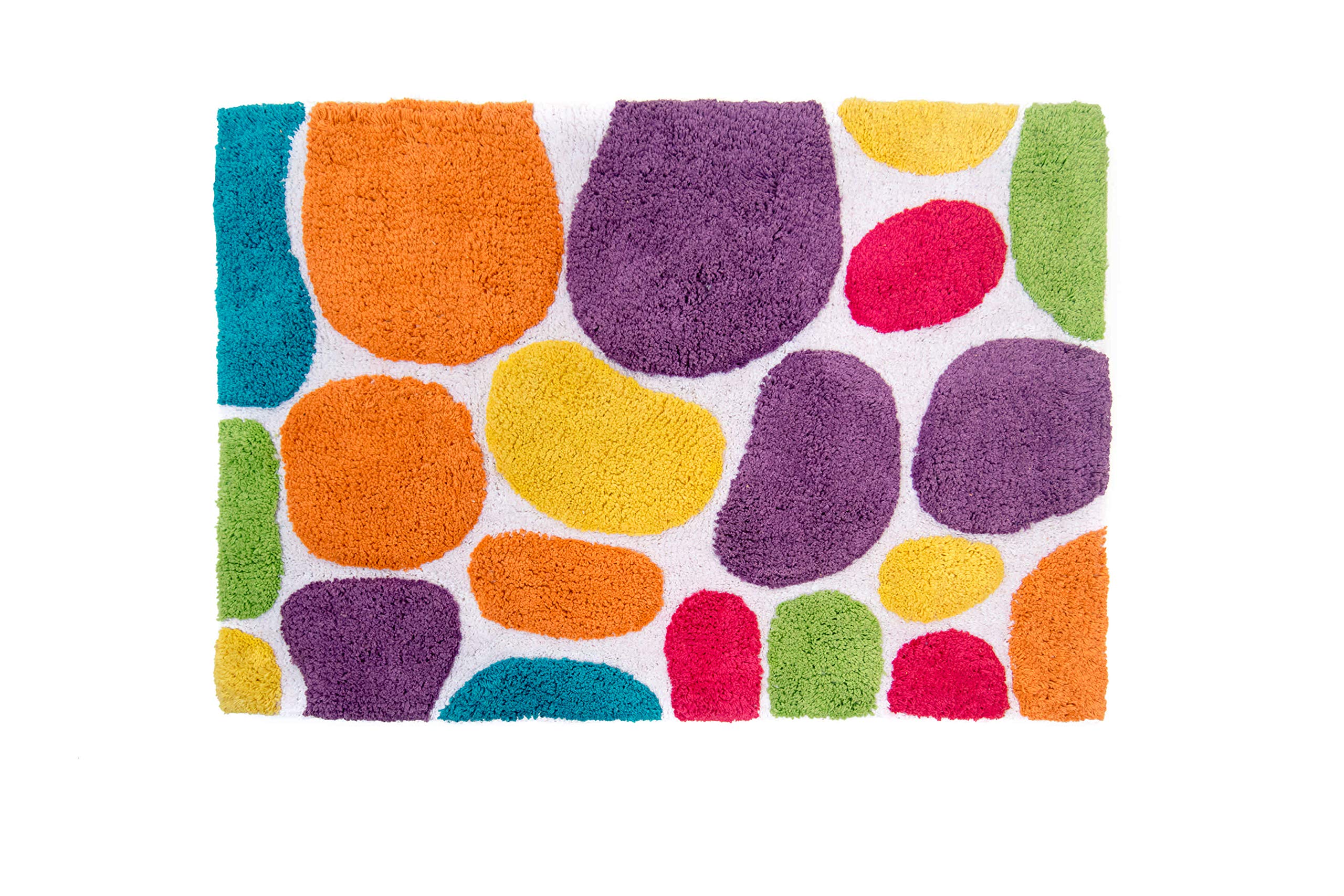 Chesapeake Pebbles Brights Multi Coloured Bath Runner 29400 (24'' X 36'')