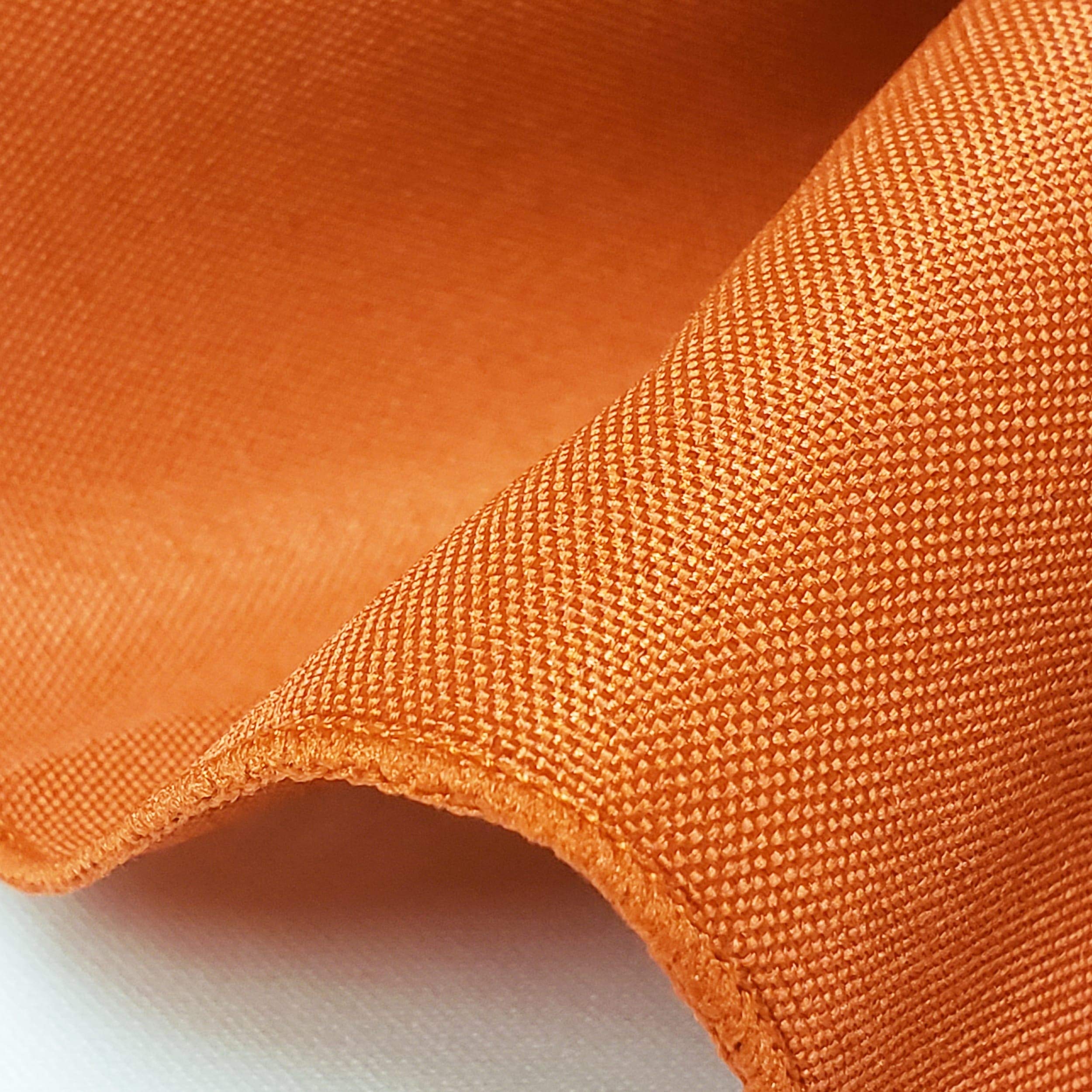 Tablelinensforless 17''X17'' Polyester Cloth Napkins, Set Of 6 (Pumpkin Orange) | Easy-Care, No-Iron Finish, Superior Color Rete