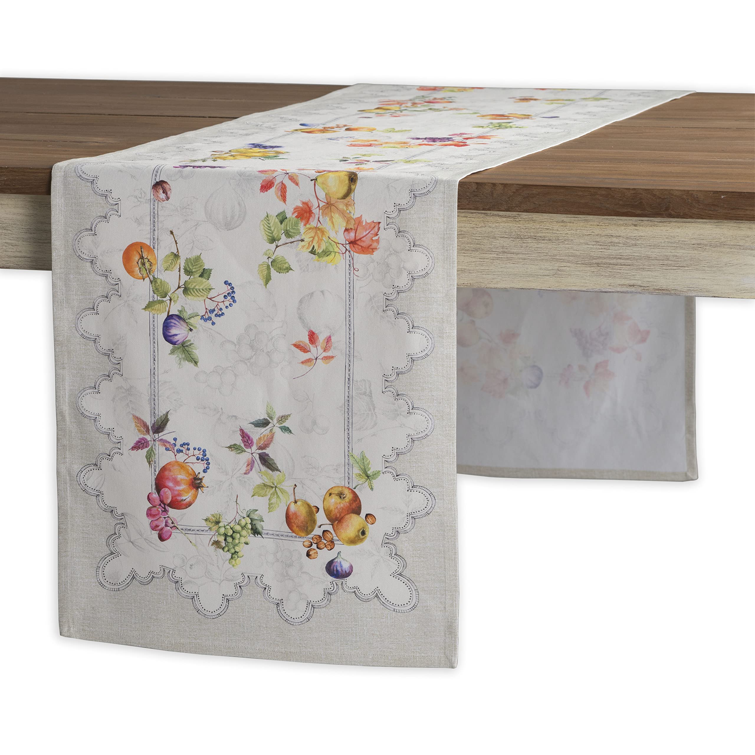Maison D' Hermine Table Runners 100% Cotton 14.50Inch X 36Inch Tablerunner, Decorative Table Runner, Dining, Party & Camping, Fr