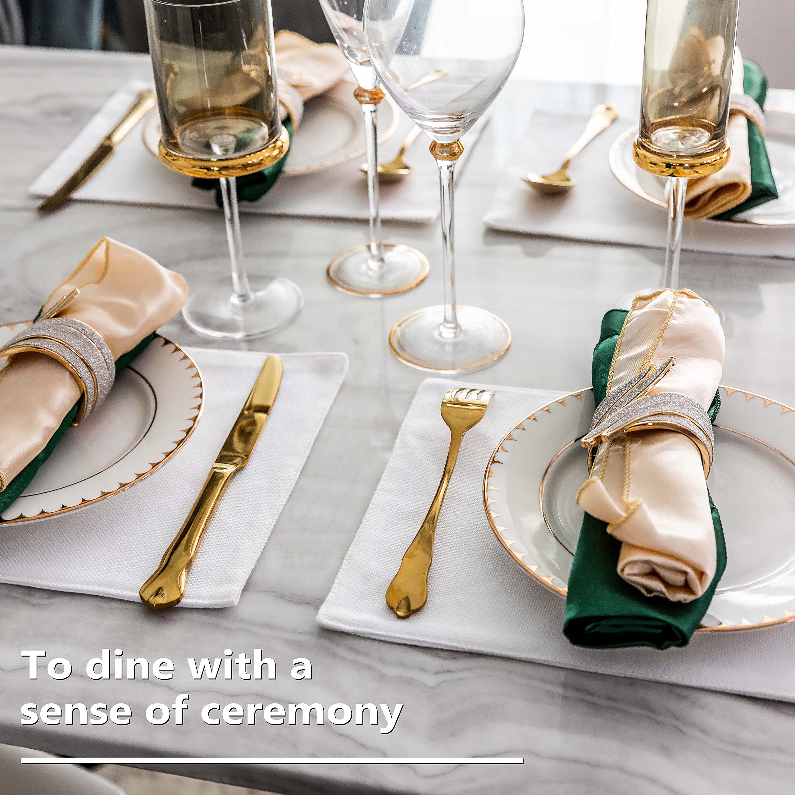 Home Brilliant White Placemats Set Of 6 Heat Resistant Dining Table Place Mats For Kitchen Table For Wedding Party Holiday, Pure