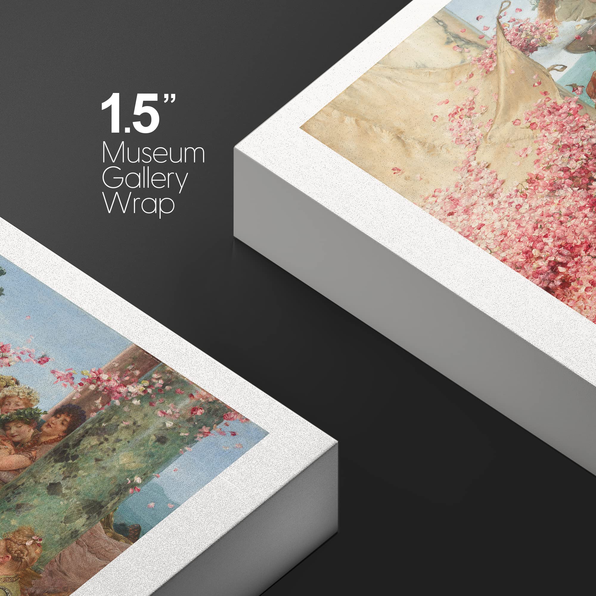 Wall26 Canvas Print Wall Art The Roses Of Heliogabalus By Alma-Tadema Historic Classical Illustrations Fine Art Decorative Vinta