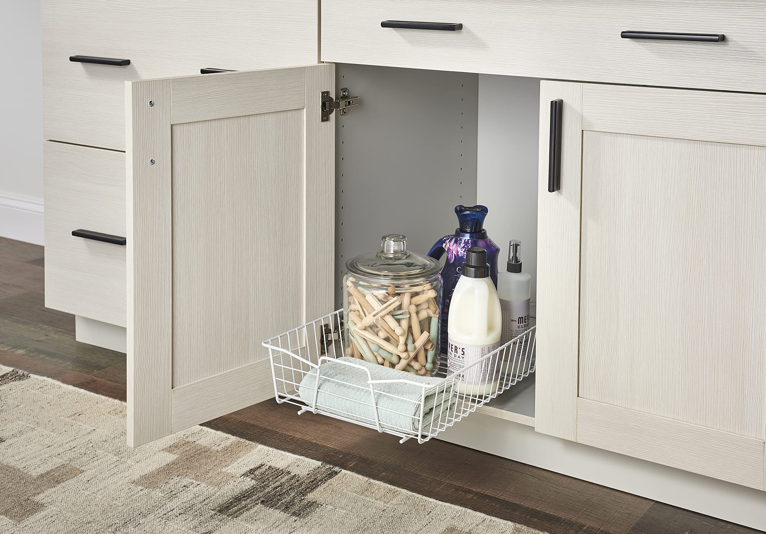 Closetmaid 53052 14-Inch Wide Cabinet Organizer, White