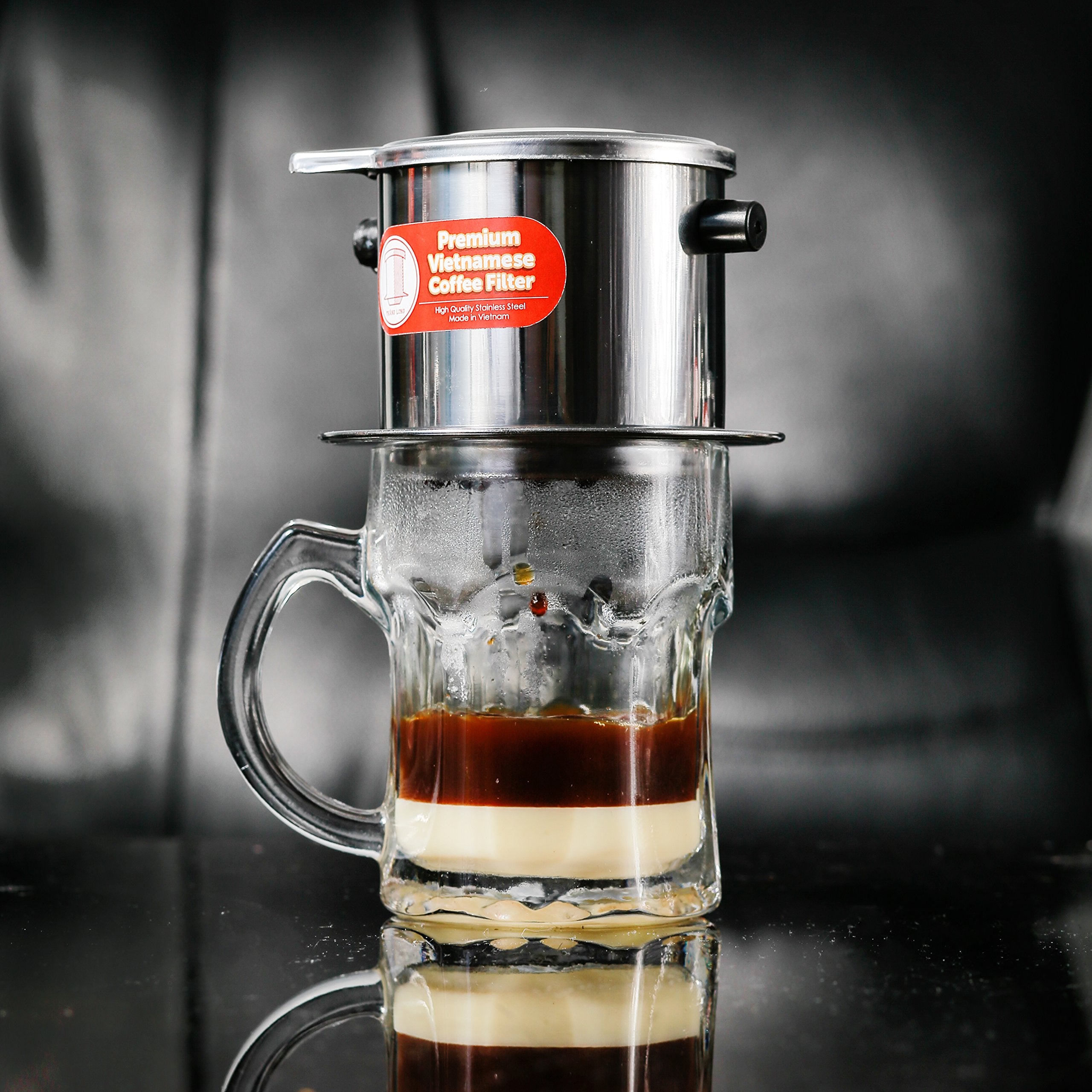 Set Of 3 Vietnamese Coffee Filters Phin 11 Oz- Large, Gravity