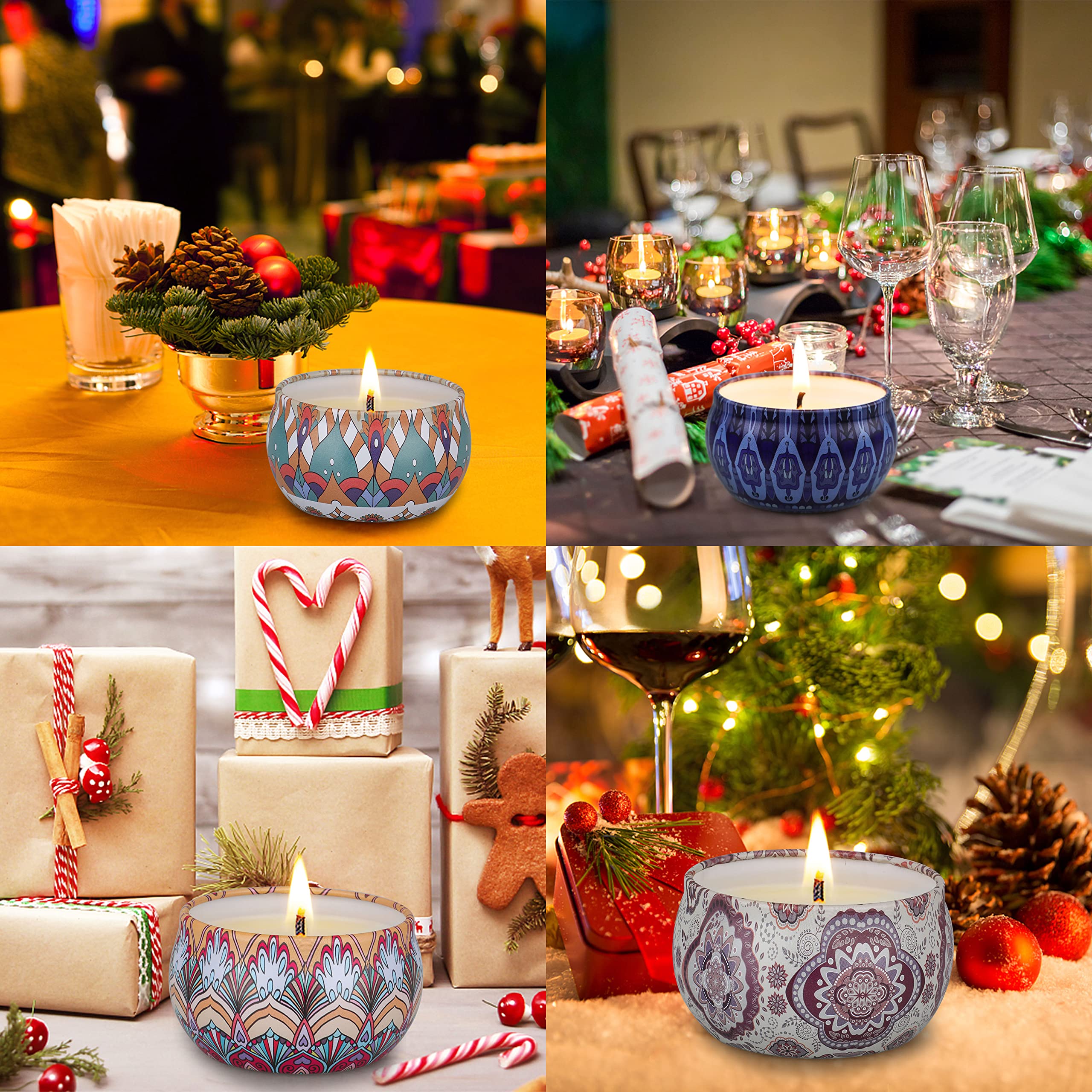 12 Pack Scented Candles Clearance, Valentines Day Gifts for Women, Candles for Home Scented Long Lasting Natural Soy Candles, Wo