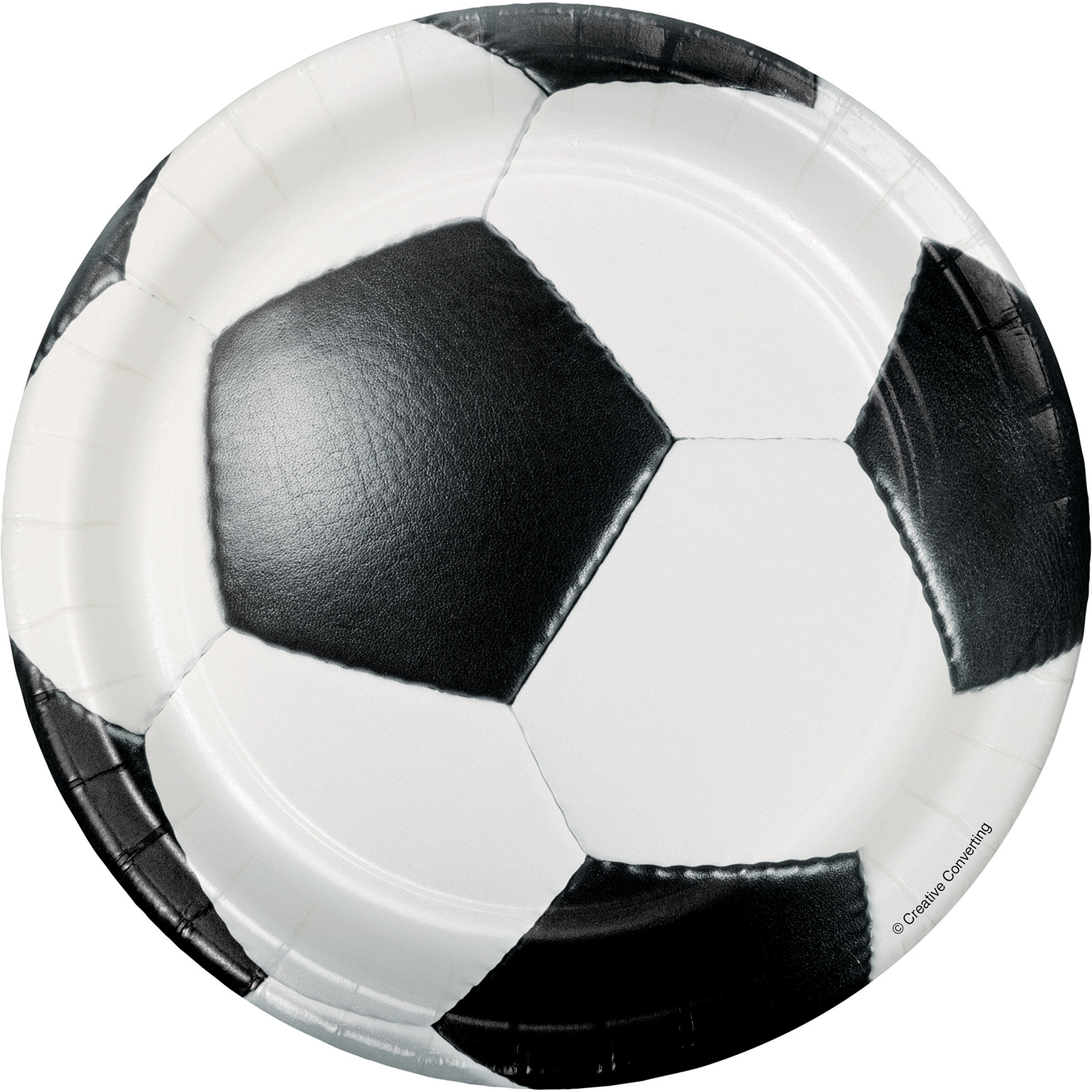 Creative Converting Soccer Dessert Plates, 24 Ct