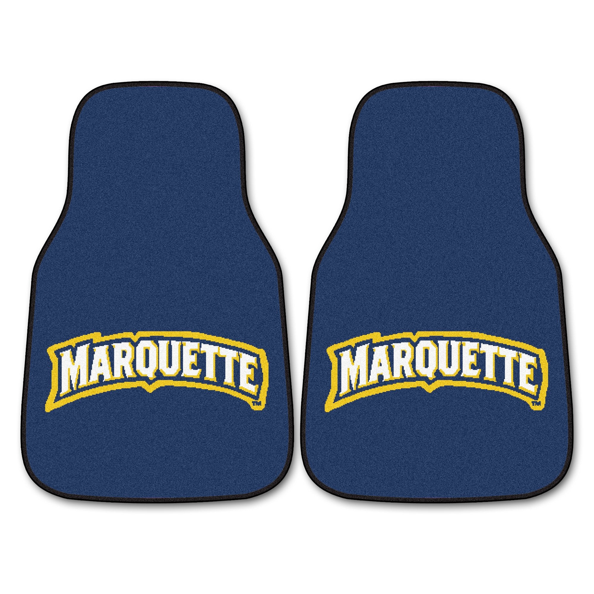 Marquette University 2 Piece Front Car Mats