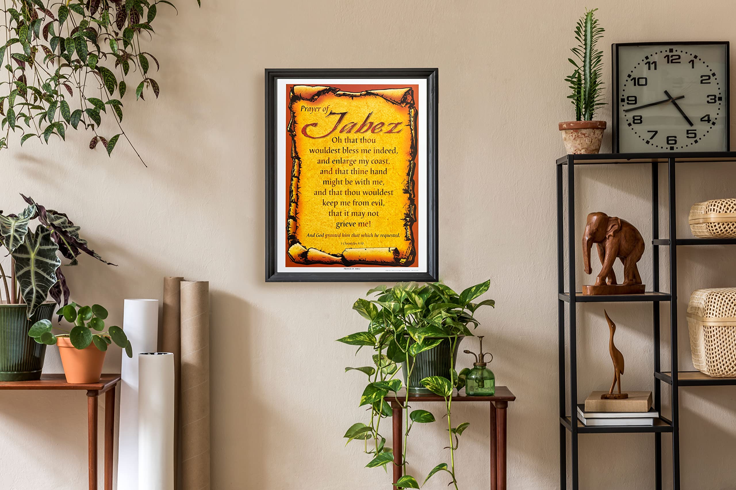 Prayer Of Jabez 24X36 Art Print Poster African-American #1-2436Usb2175
