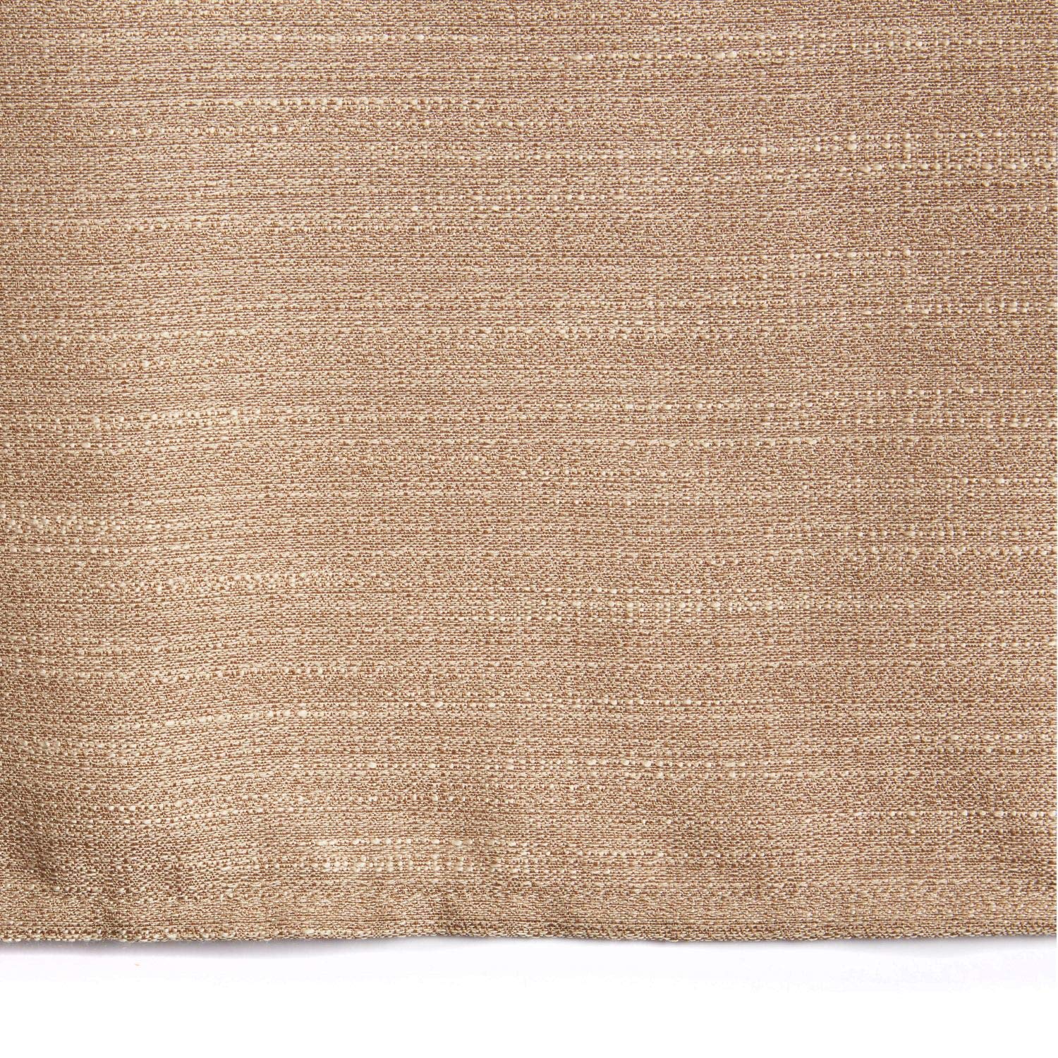 Town & Country Living Harper Stain And Water Resistant Tablecloth Single Pack, Brownstone Beige, 70'' Round