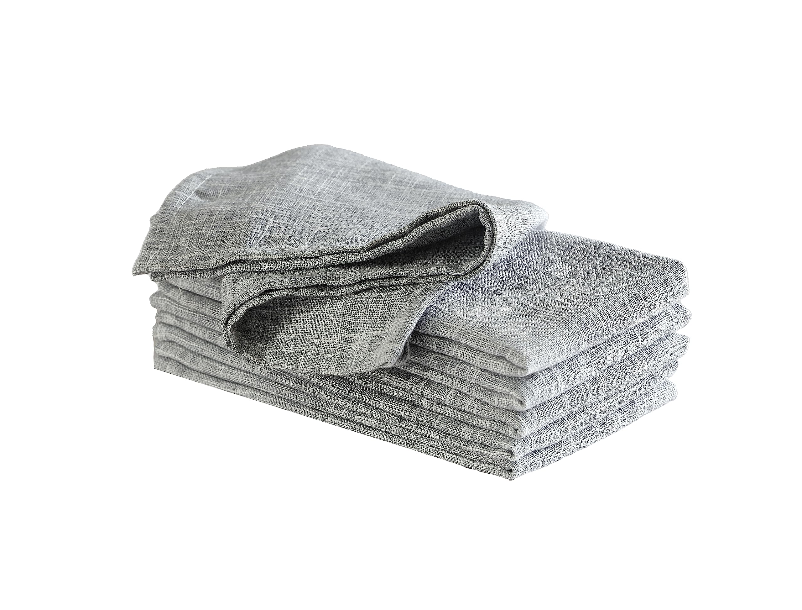 Laura Ashley Harper Luxuriously Smooth Fabric Napkins For Formal Or Casual Dining, Holiday, Banquet, Wedding Or Party, Set Of 6