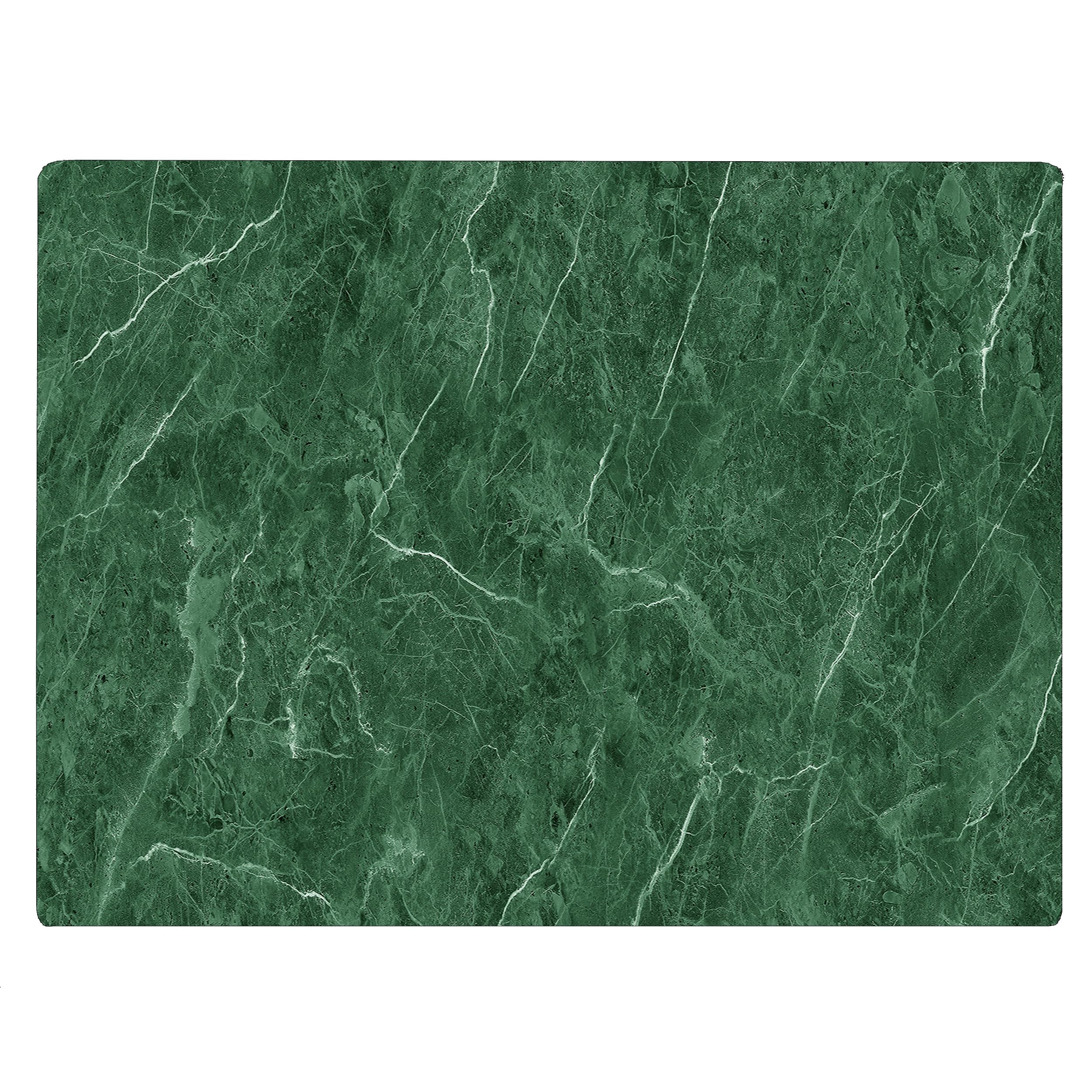 Green Marble Kitchen Glass Cutting Board Ocean Decorative Gift Marbled Granite Stone Rock Gift For Her Mom Wife (Green Marble)