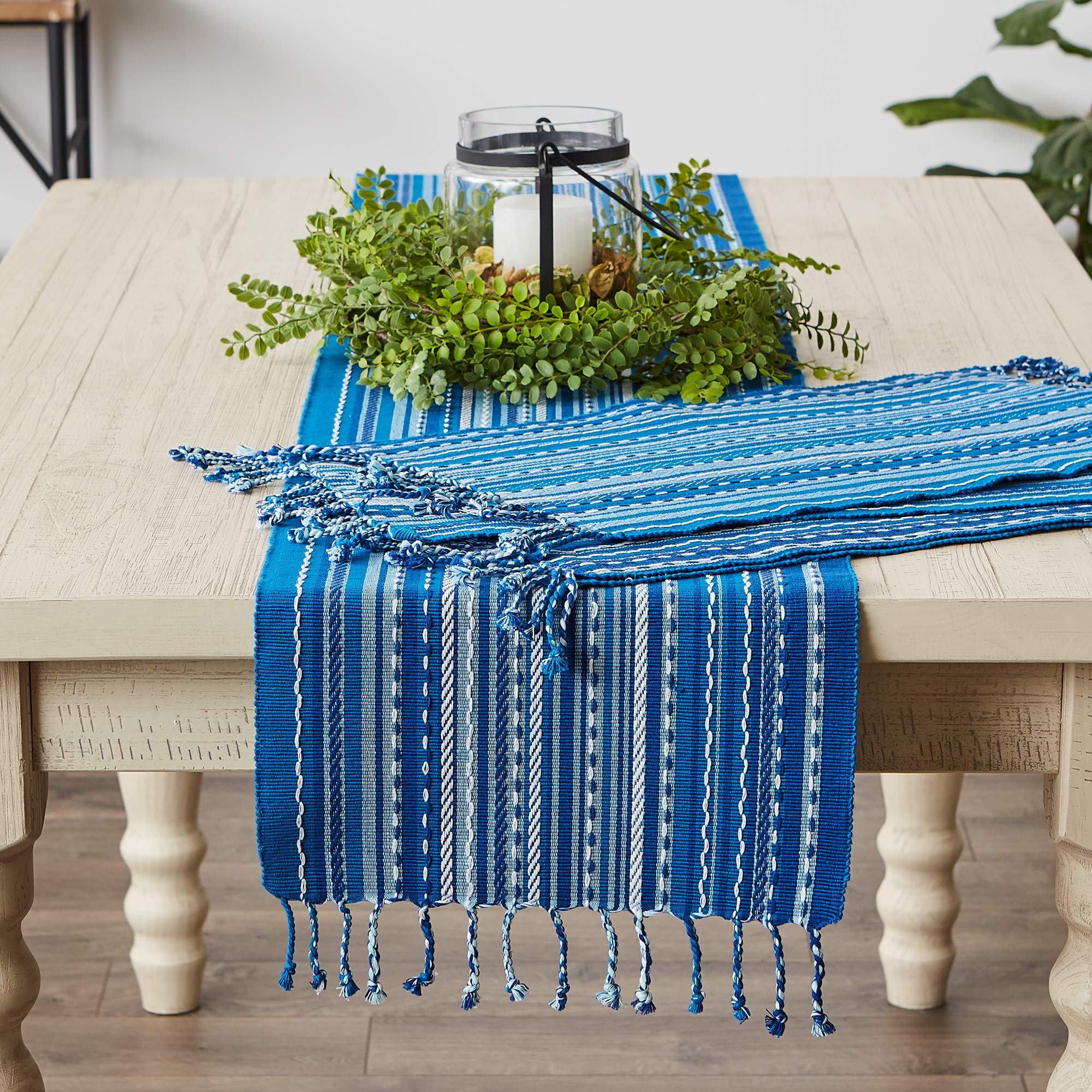 Dii Southwest Collection Tabletop, Placemat Set, Blue, 6 Piece