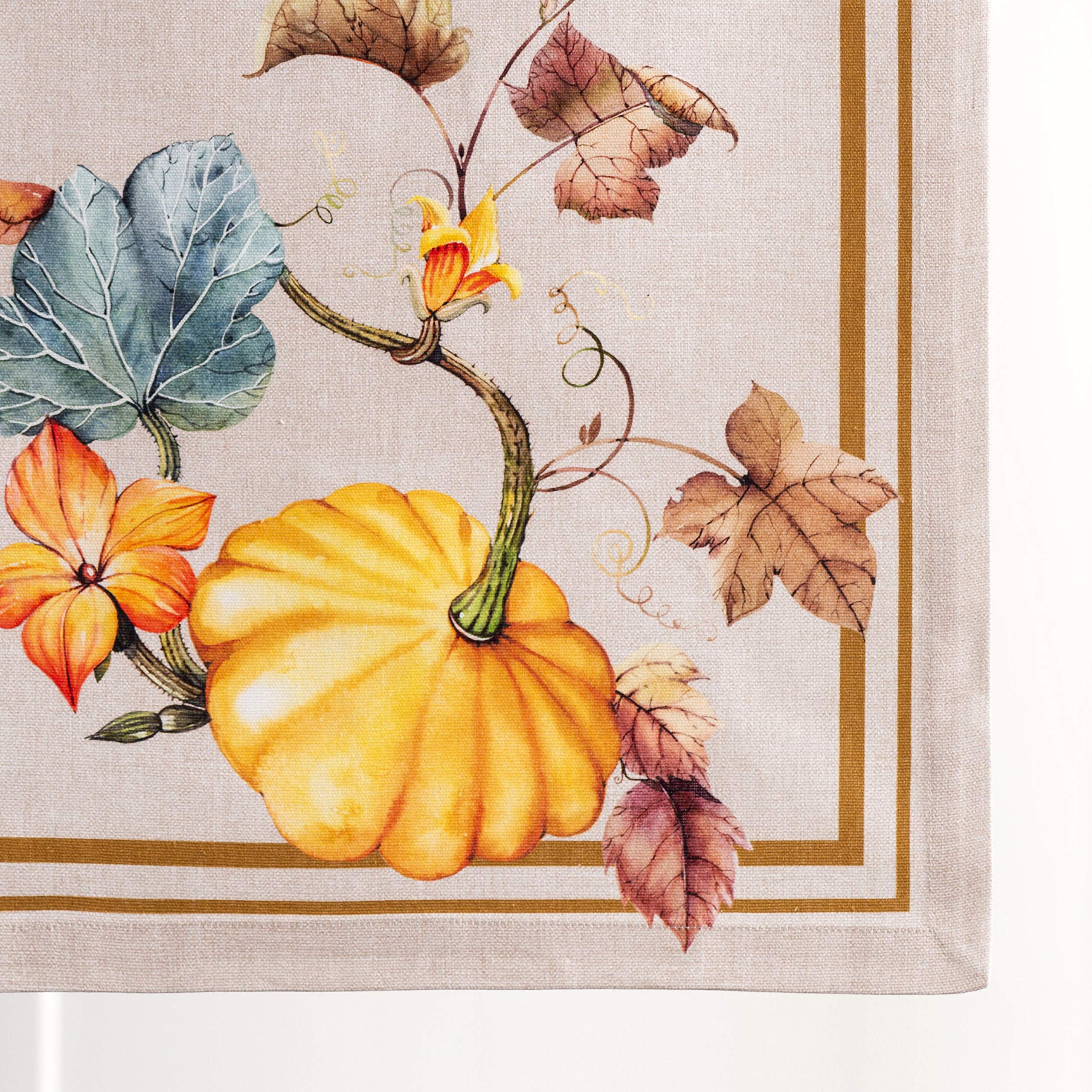 Maison D' Hermine Tablerunners 100% Cotton Table Runner Decorative Table Cover For Home, Kitchen, Dining, Parties & Camping, Pot