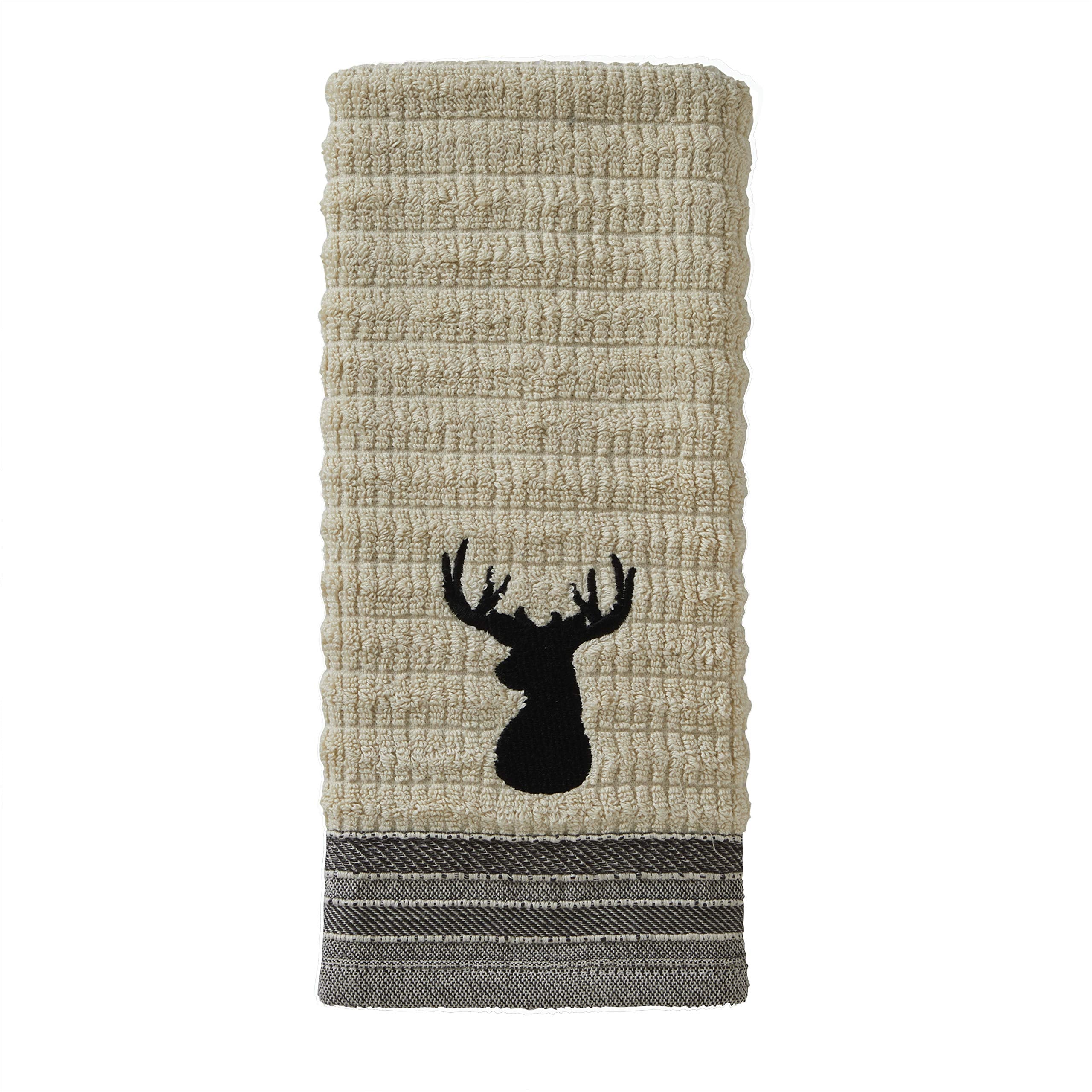Skl Home Aspen Lodge Hand Towel Set, Cotton, Wheat Small