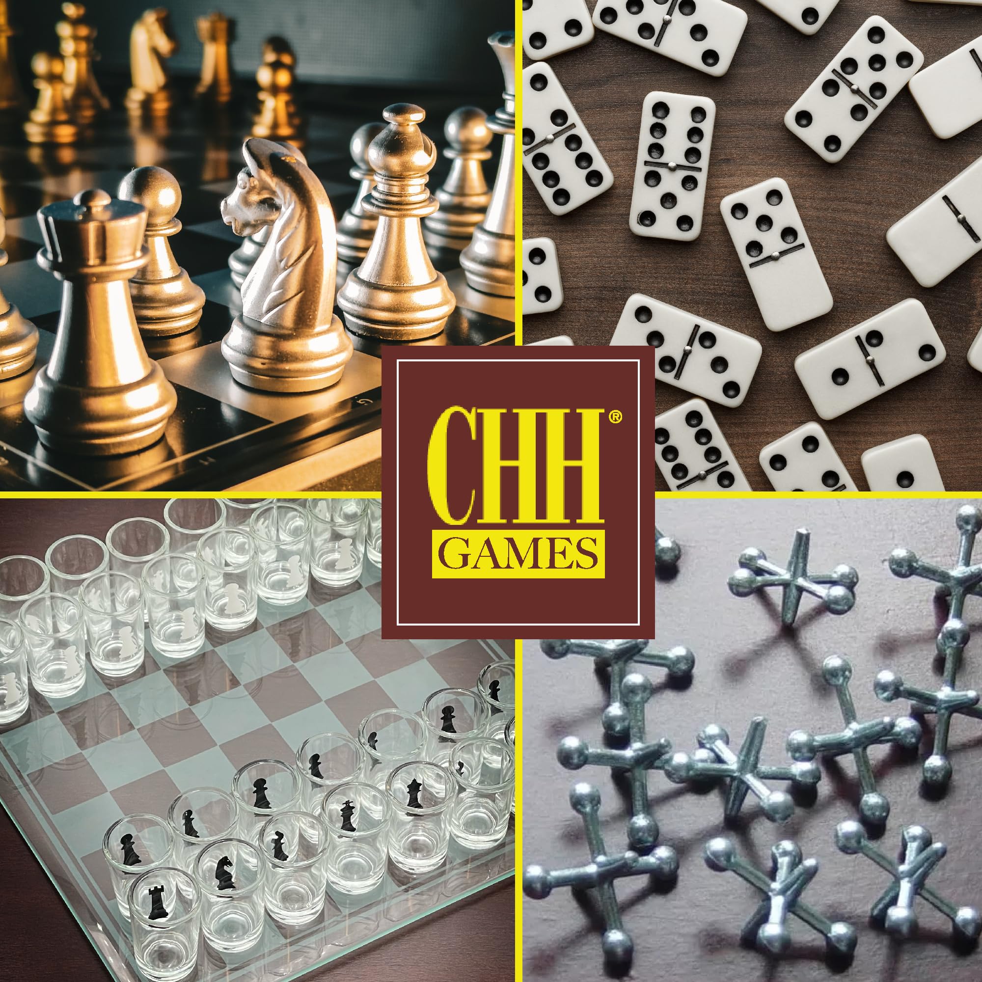 CHH Drinking Shot Glass Chess Set