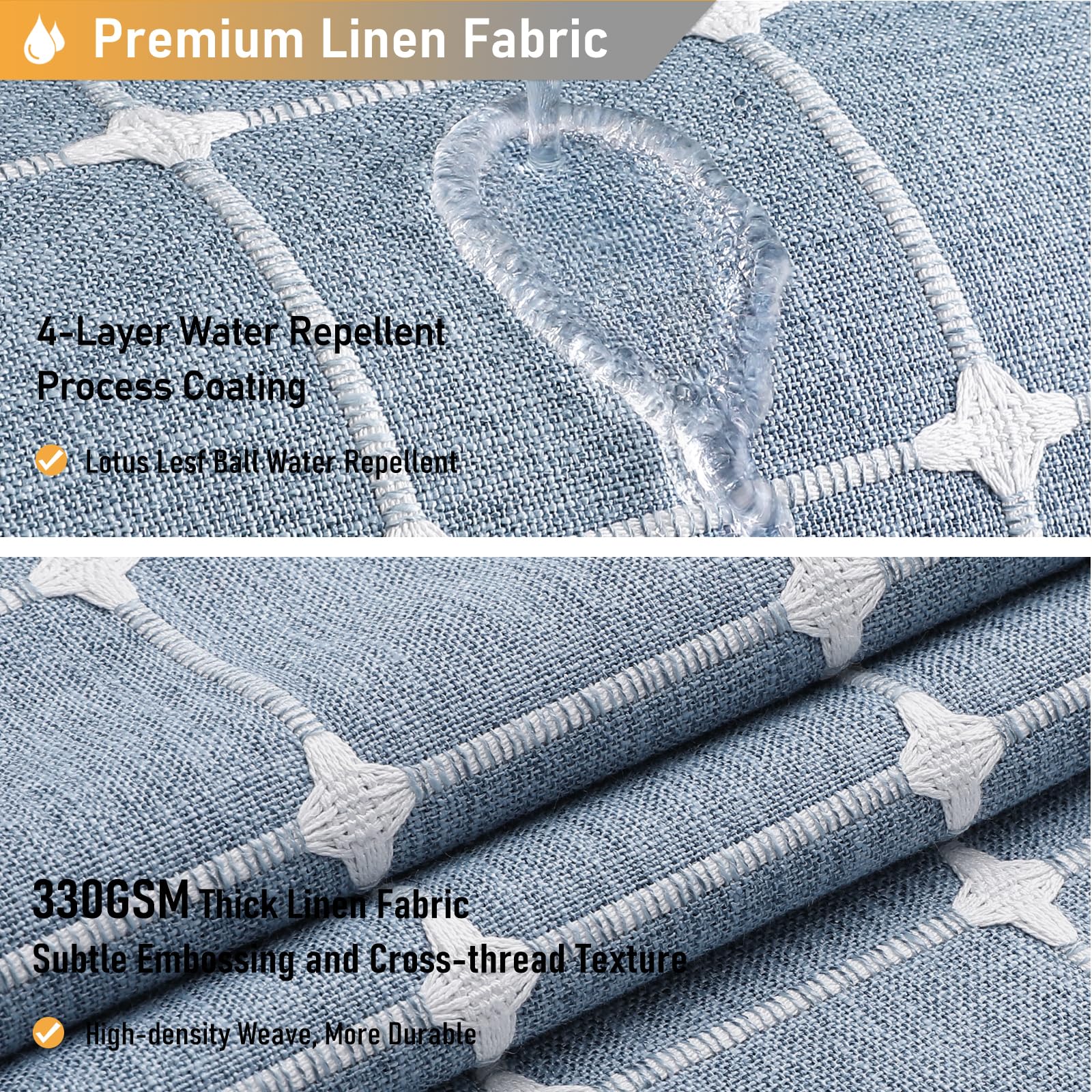 Bttn Stall Fabric Shower Curtain - 54 X 78 Inch Boho Linen Heavy Duty Cloth Tassel Shower Curtain Set With 10 Hooks, Narrow Rust