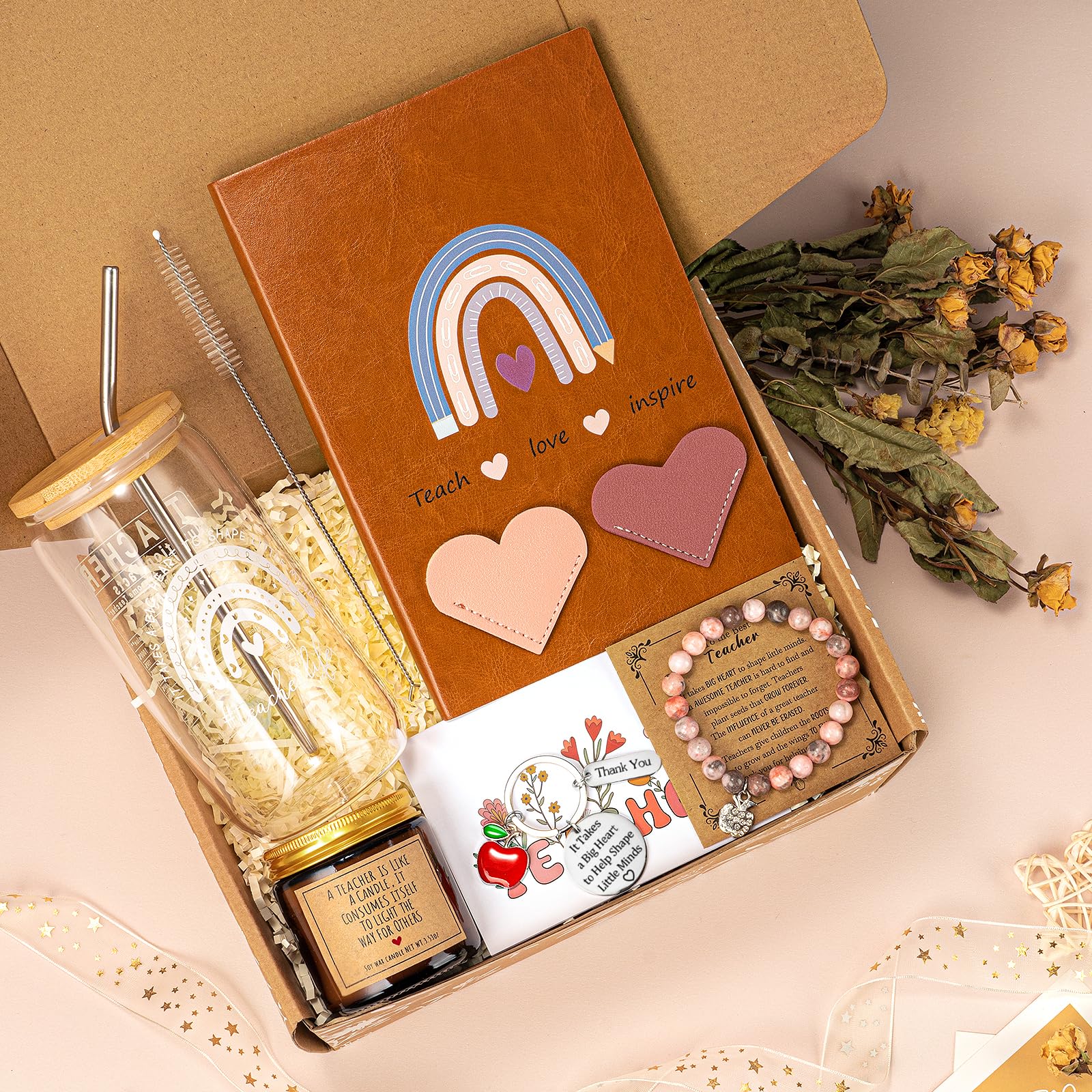 Teacher Appreciation Gifts for Women, Thank You Gifts for Teachers from Students - Teachers Day, End of Year, Graduation, Retire