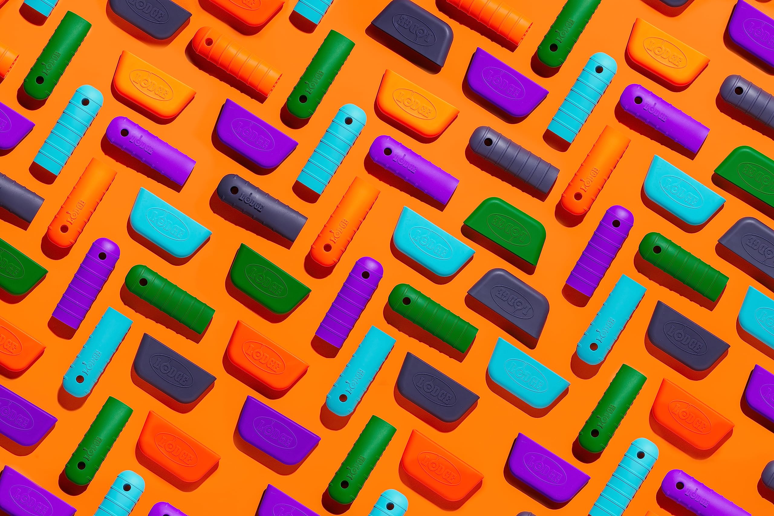 Lodge Bold Silicone Assist Handle Holder - Dishwasher Safe Hot Handle Holder Upgraded Design For Lodge Bold Products Only - Heat