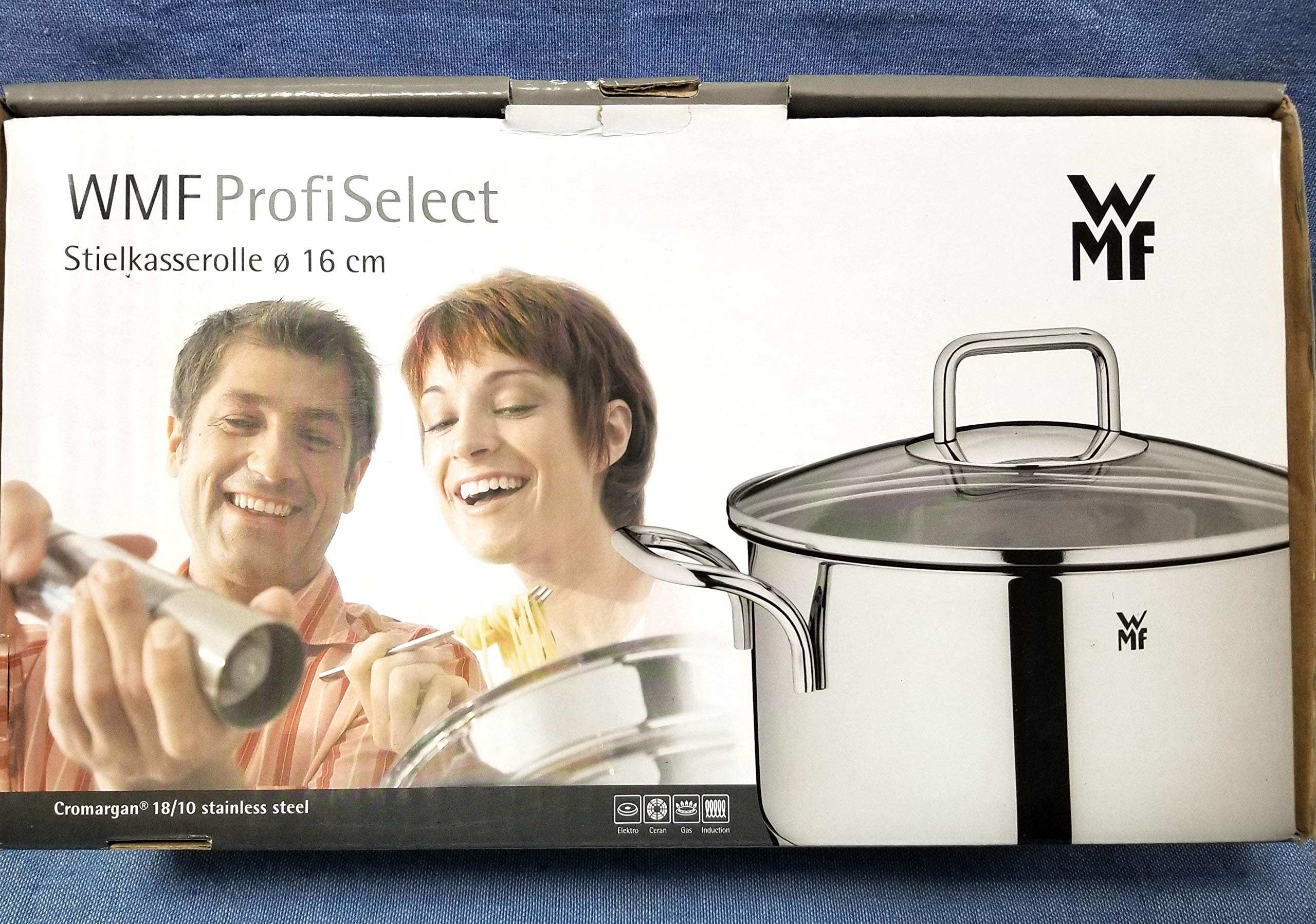 WMF Profiselect 16cm SaucepanStainless Steel,Suitable for All Hob Types, Silver