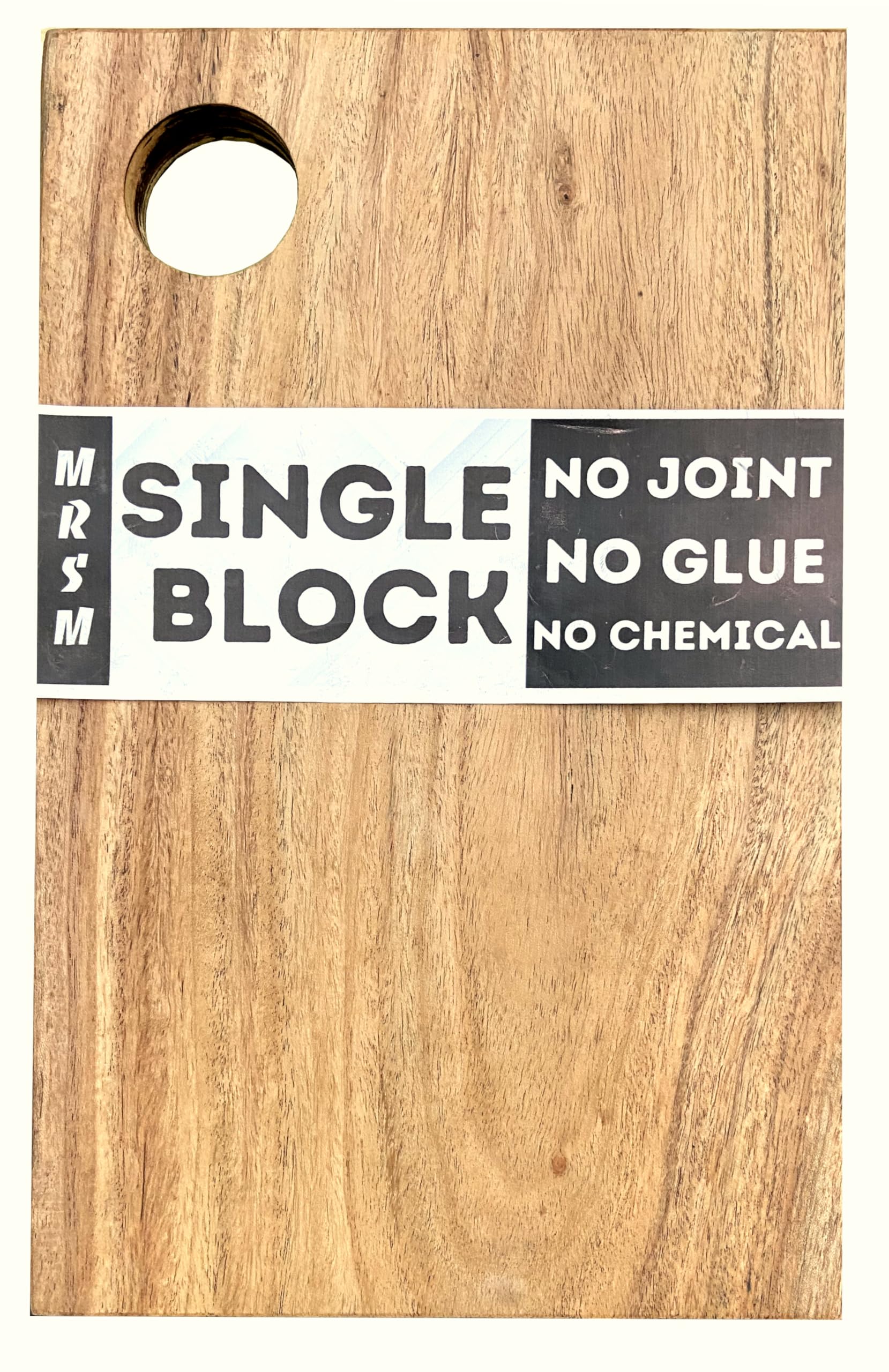 Mrsm Natural Acacia Wood Chopping Cutting Board For Kitchen Vegetables, Fruits & Cheese, Bpa Free, EcoFriendly, AntiMicrobial 