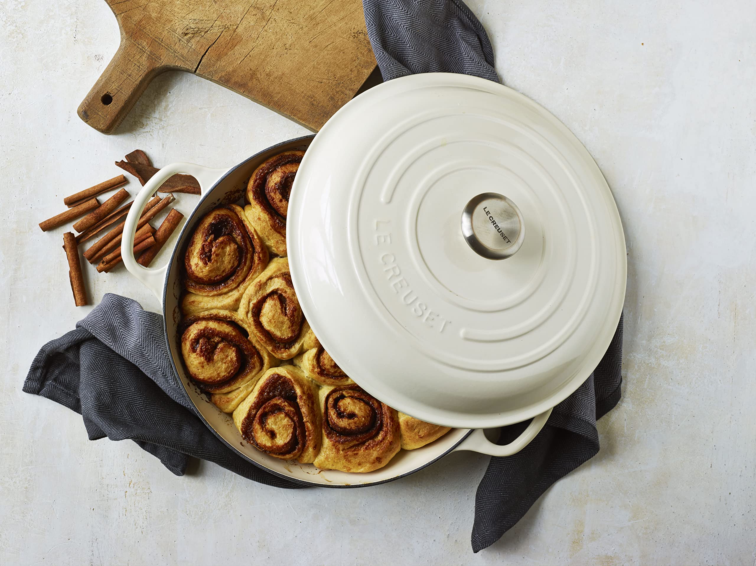 Le Creuset Enameled Cast Iron Signature Round Braiser, 3.5Qt. Peche
