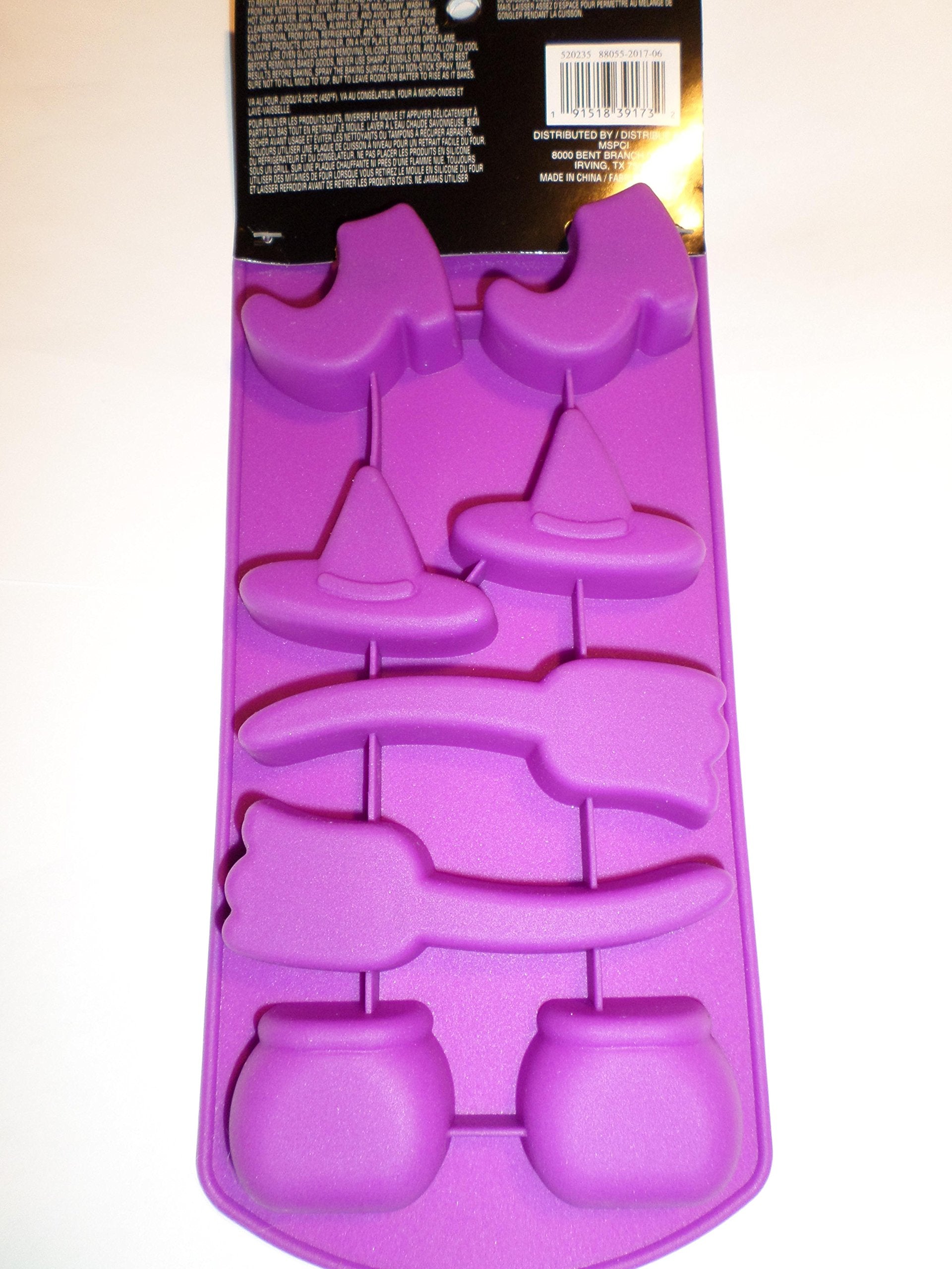 Celebrate It Silicone Treat Mold - Halloween - Witch - 8 Cavities