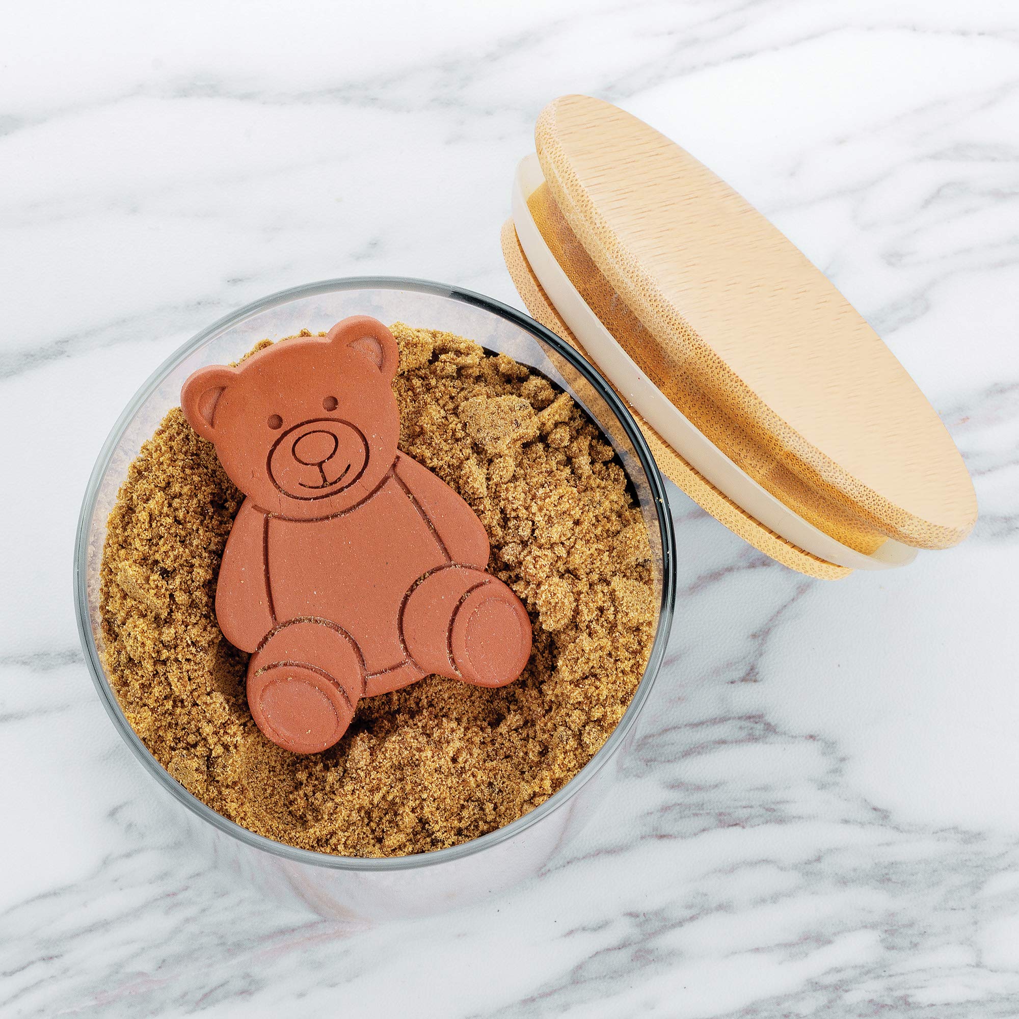 Fox Run Terracotta Brown Sugar Bear Keeper And Saver, 1 Pack