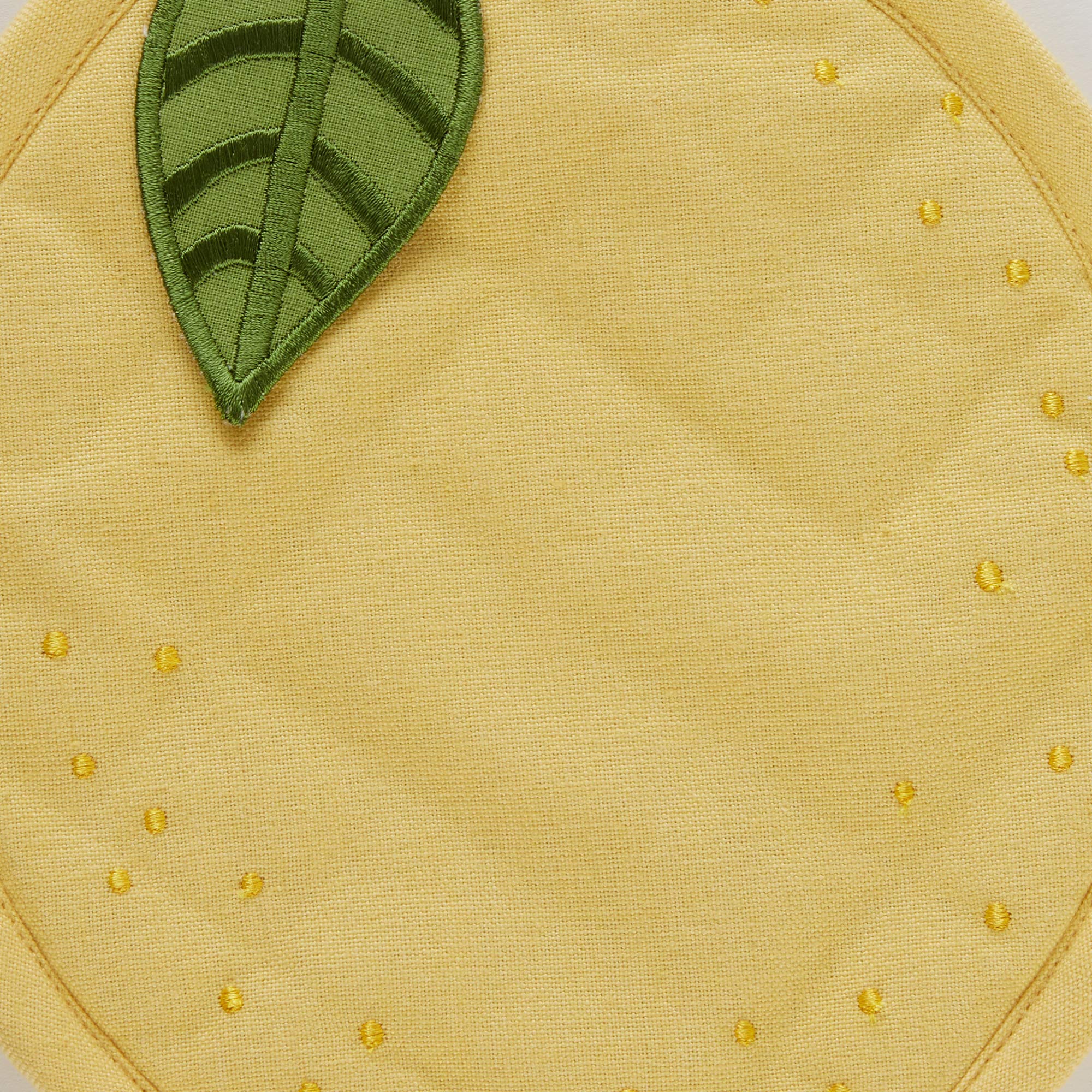 Dii Gift Set Collection Kitchen Set, Potholder & Dishtowel Set, Lemon Plaid, 2 Piece
