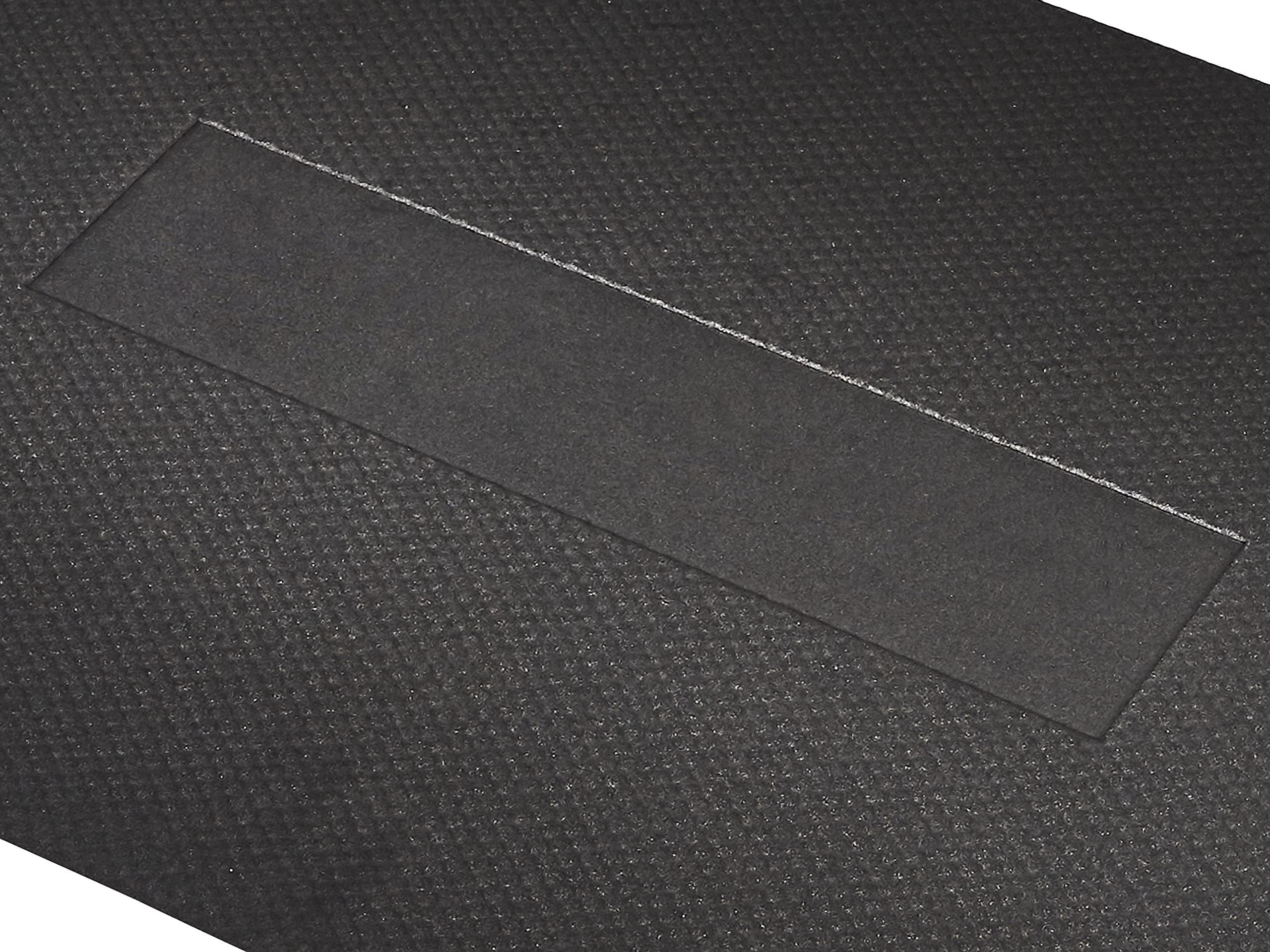 Amazoncommercial 34 Rectangular Durable Anti Fatigue Ergo Comfort Standing, 32X20, 1 Mat, Black, Solid