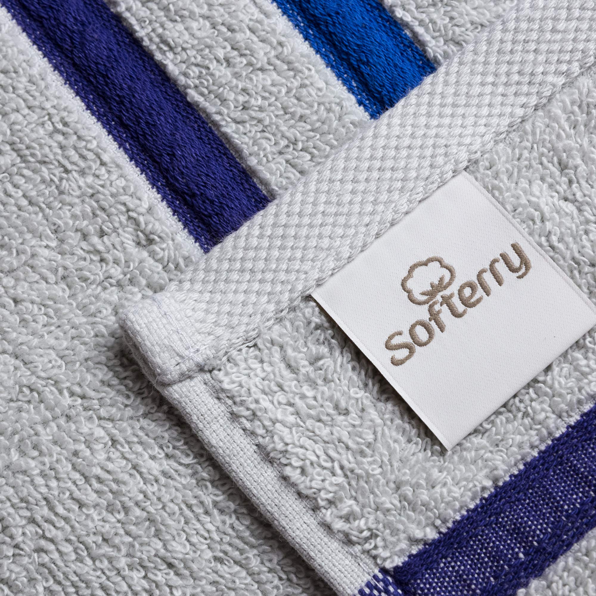 Softerry Finesse Bath Towel Set - 100% Soft Cotton - Extra Absorbent Plush And Fluffy - Luxury Hotel & Spa Quality - Fade Resist