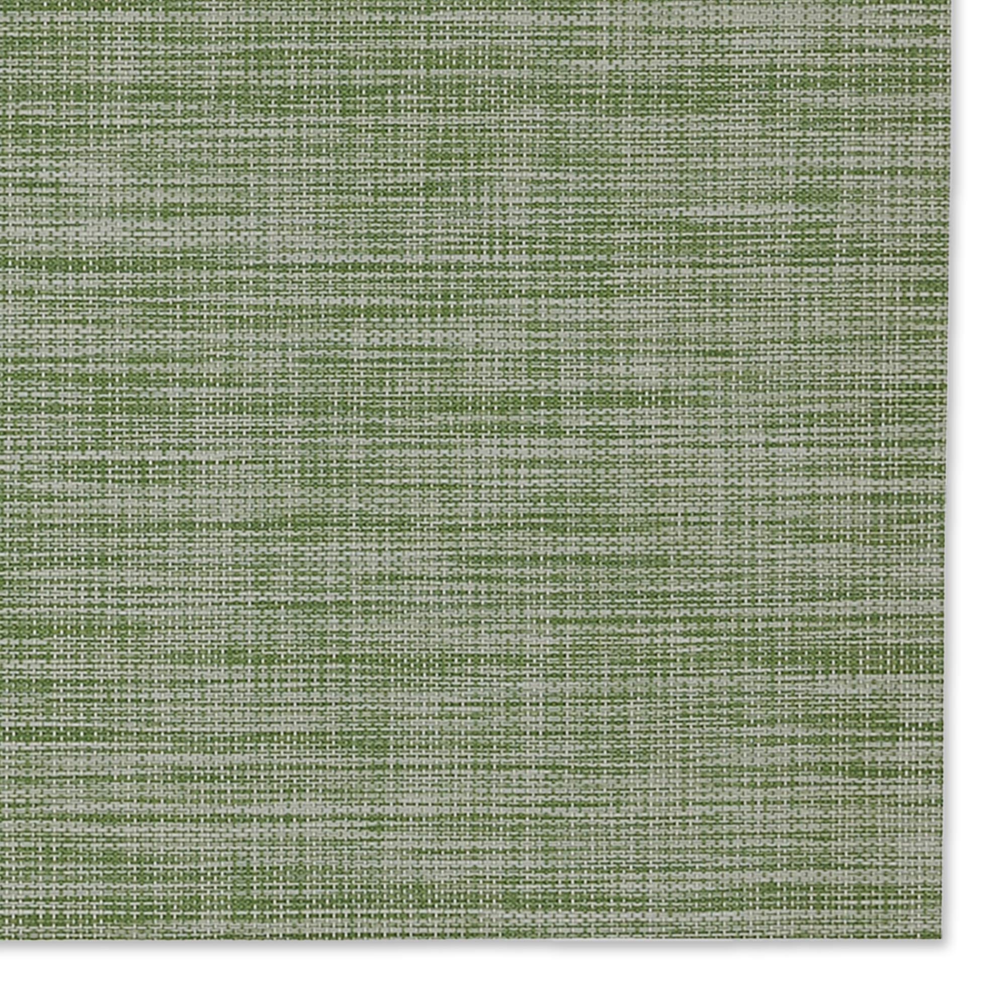DII Fig Green Pvc Tweed Placemat (Set of 6)