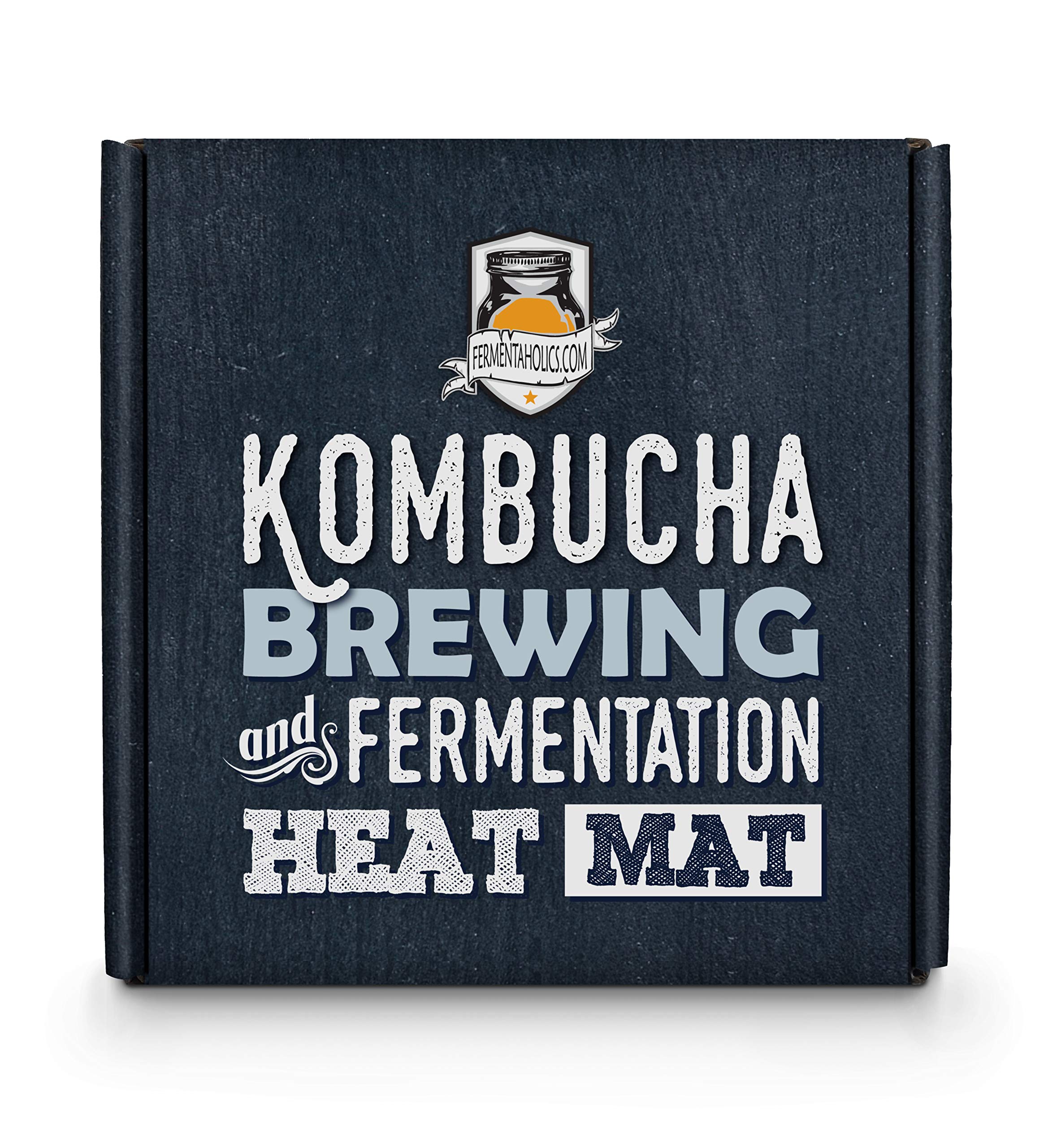 Kombucha Heater | Fermentaholics Kombucha Brewing and Fermentation Heat Mat | Keep Your SCOBY Happy and Productive by Brewing in