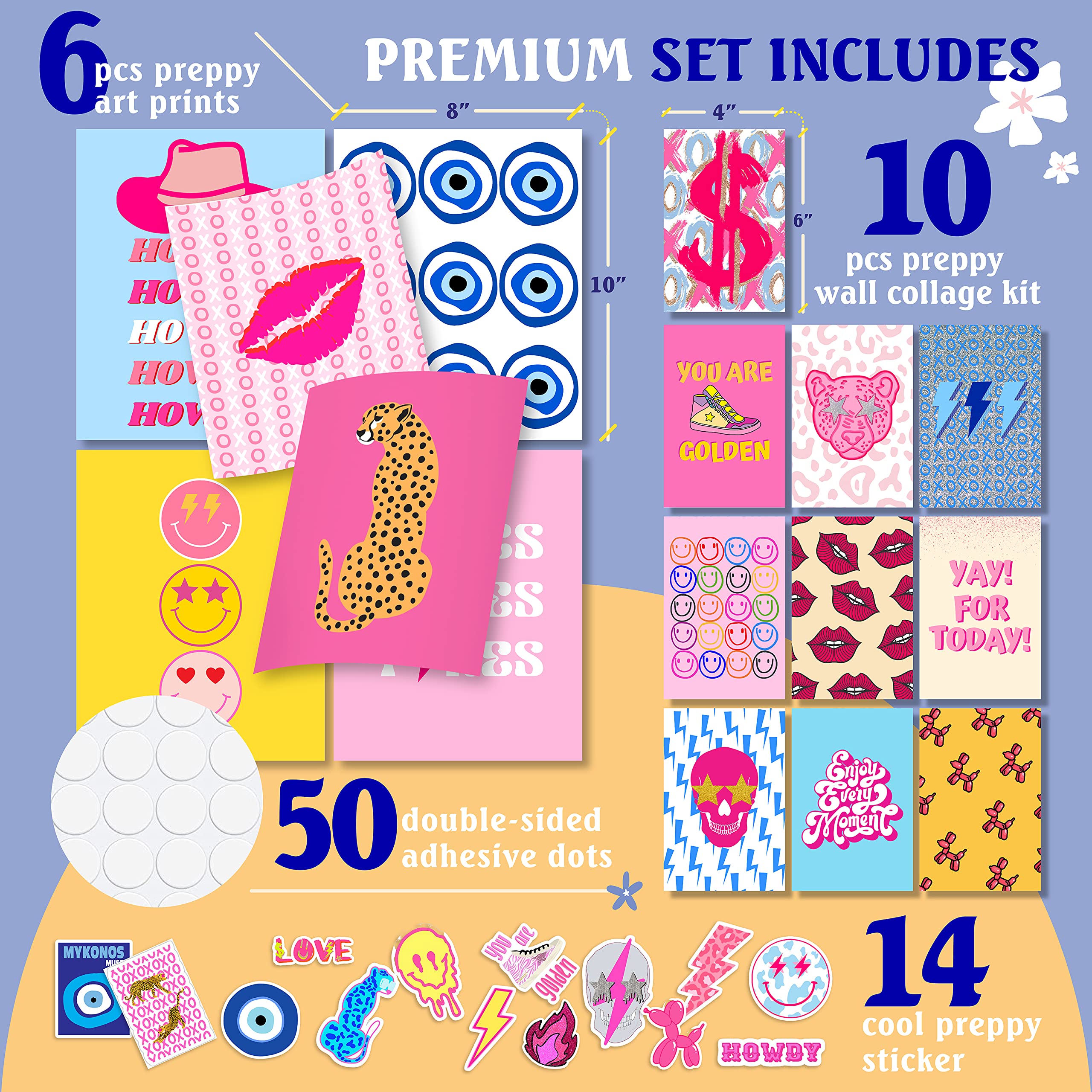 97 Decor Preppy Room Decor Aesthetic - Cheap Preppy Stuff - Preppy Wall Art Decor, Preppy Pictures, Preppy Collage Posters Photo