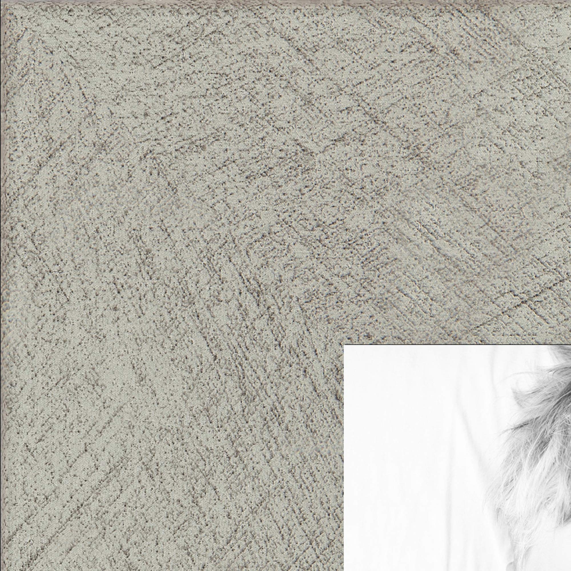 ArtToFrames 28x35 Inch Gray Picture Frame, This 1.25 Inch Custom MDF Poster Frame is Classic Silver, Great for Your Art or Photo