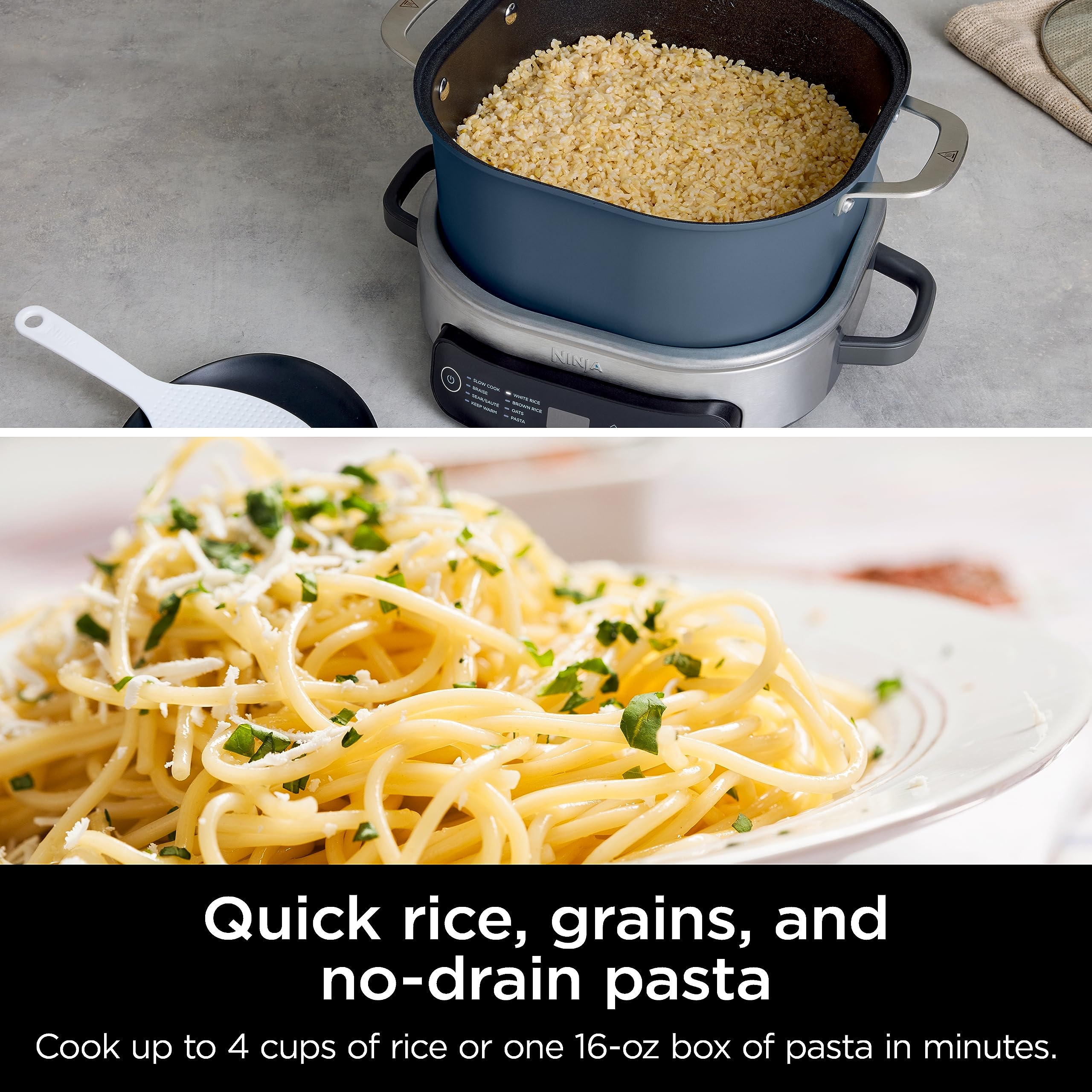 Ninja Mc1101 Foodi Everyday Possible Cooker Pro, 8-In-1 Versatility, 6.5 Qt, One-Pot Cooking, Replaces 10 Cooking Tools, Faster