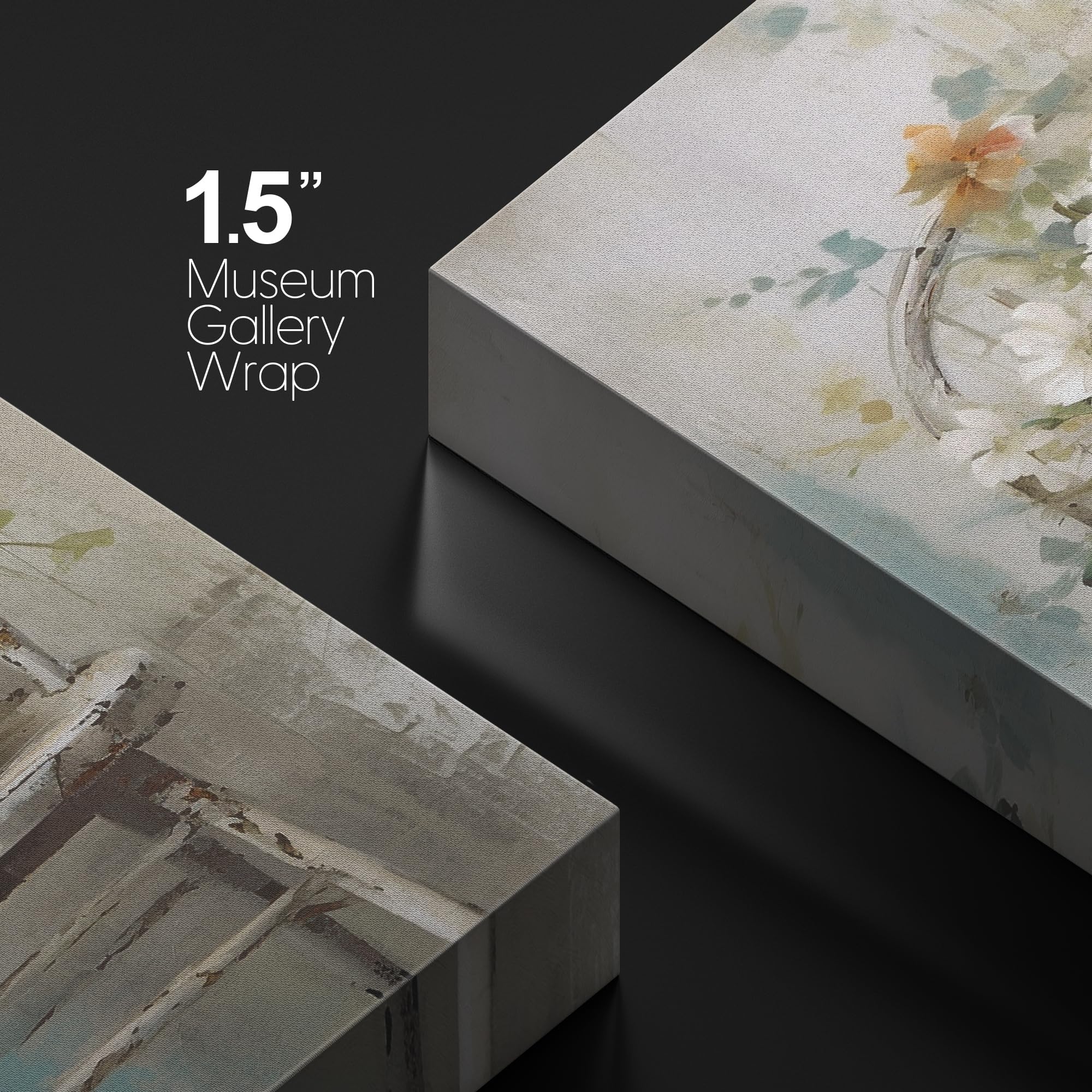 Wall26 Canvas Print Wall Art Fine Art Still Life White Daisy Flowers Nature Wilderness Illustrations Modern Art Botanical Floral
