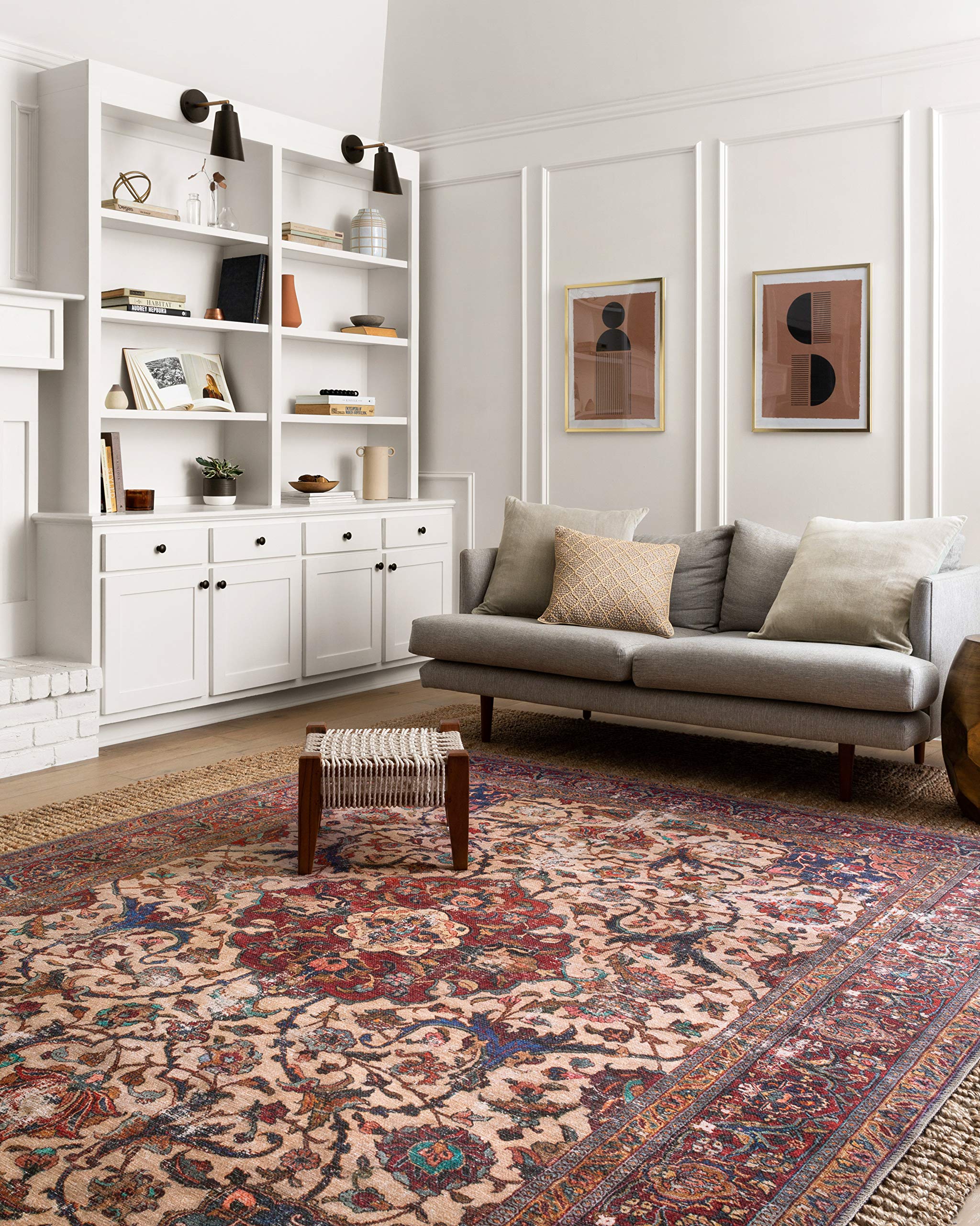 Loloi II Loren Sand/Multi 8-4 x 11-6 Area Rug