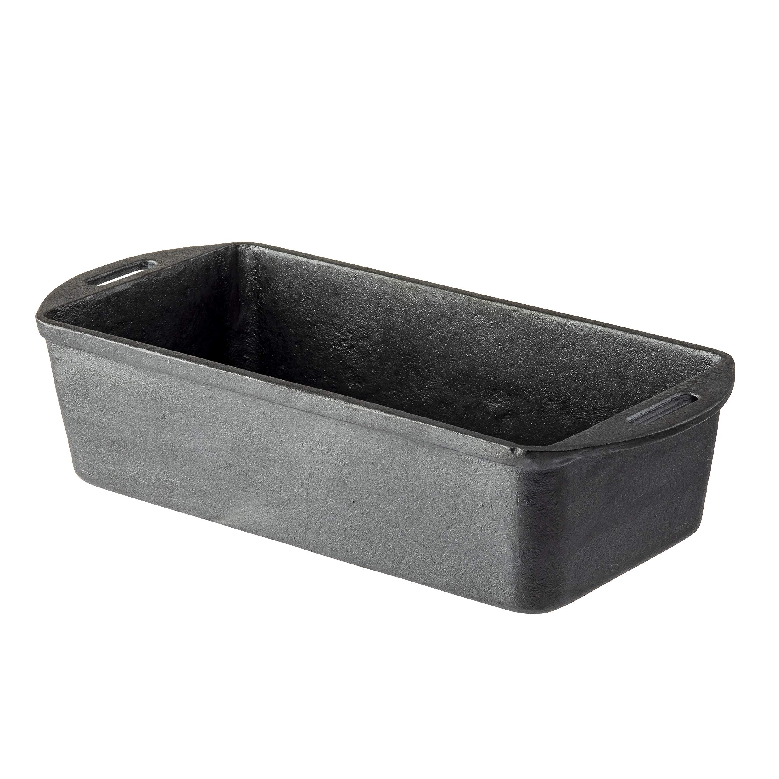 Tablecraft Rectangular Loaf Pan, Cast Iron, 10.125 X 5.25 X 2.875'' (12'' L W/Handles)