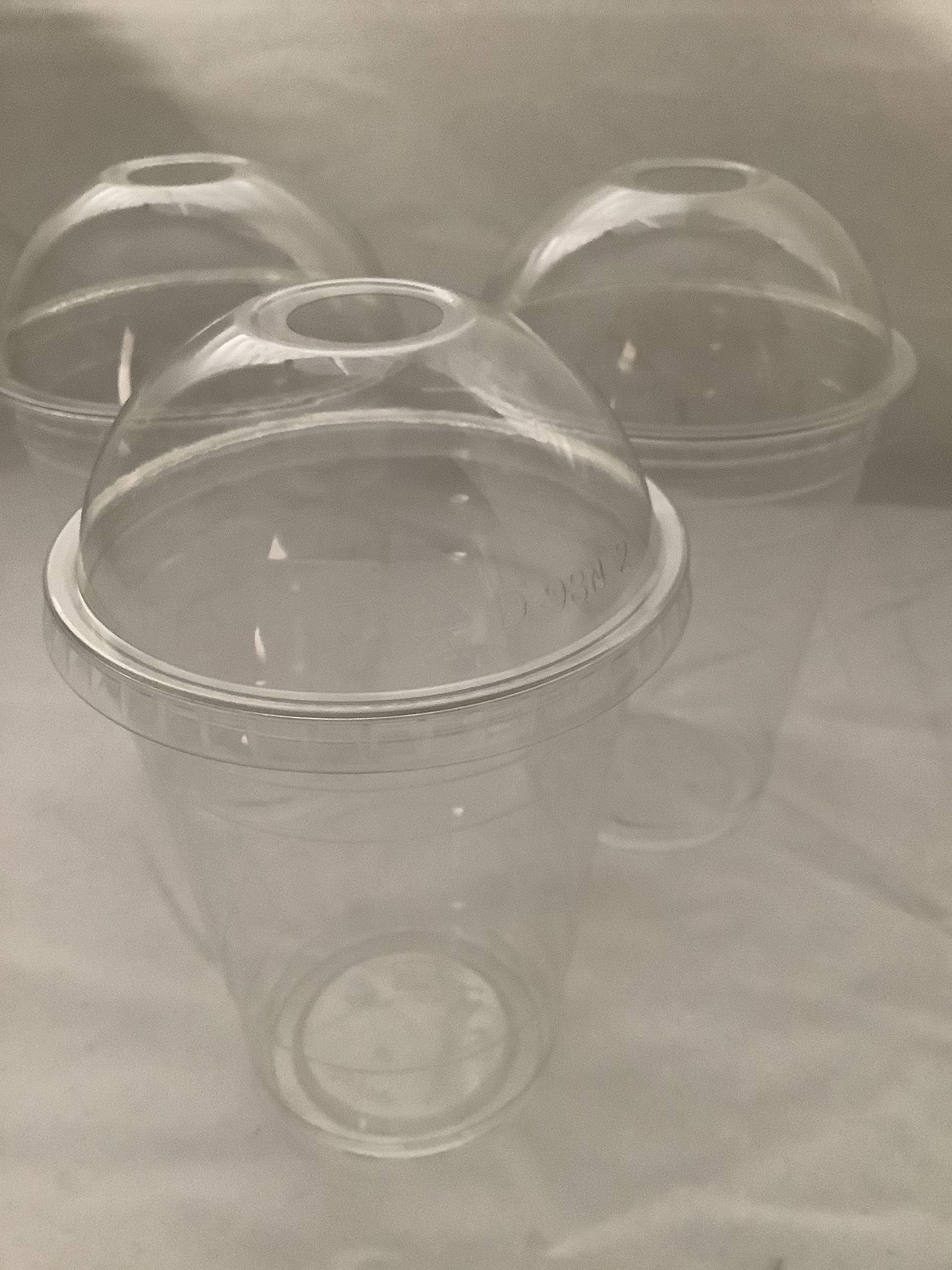 Royal [100 Sets - 12 Oz.] Clear Plastic Cups With Dome Lid With Hole, Pet Crystal Clear Disposable 12Oz Plastic Cups With Lids (