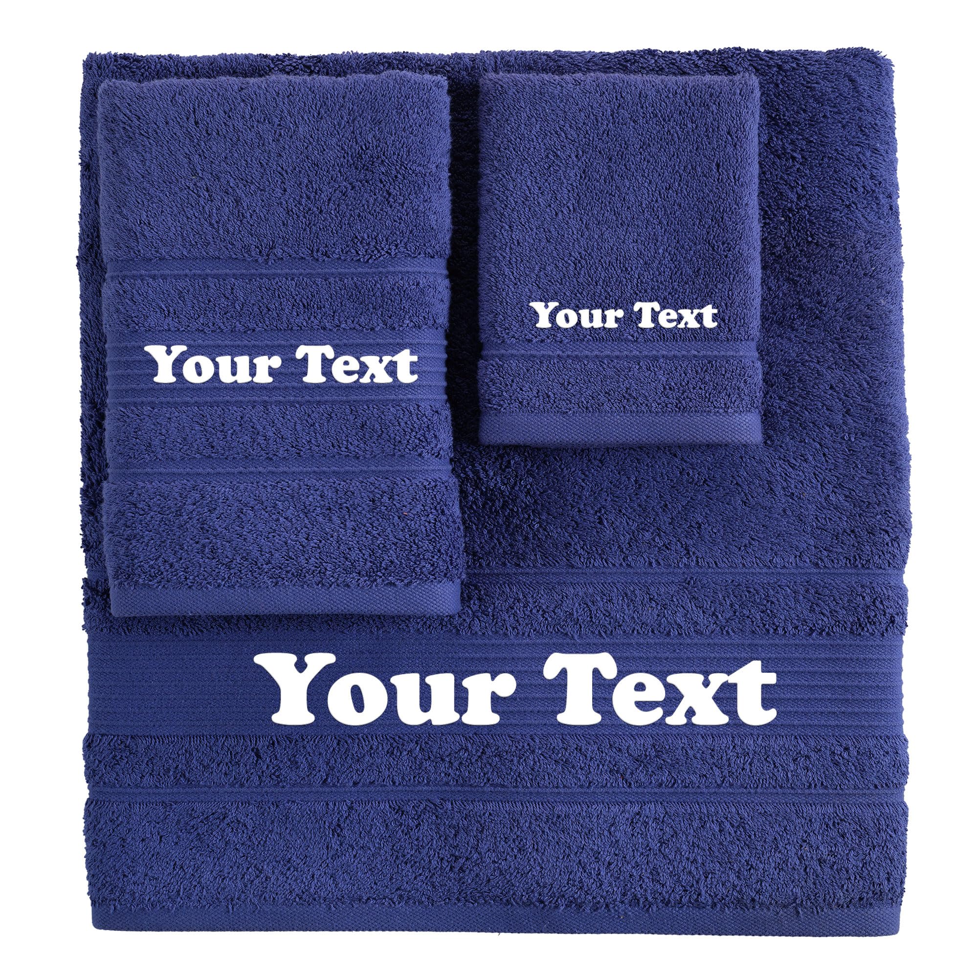 Personalize Your Towels With Custom Embroidery: Names, Monograms, And Initials. Perfect For Kids, Adults, Pool, Travel, Gifts 3-